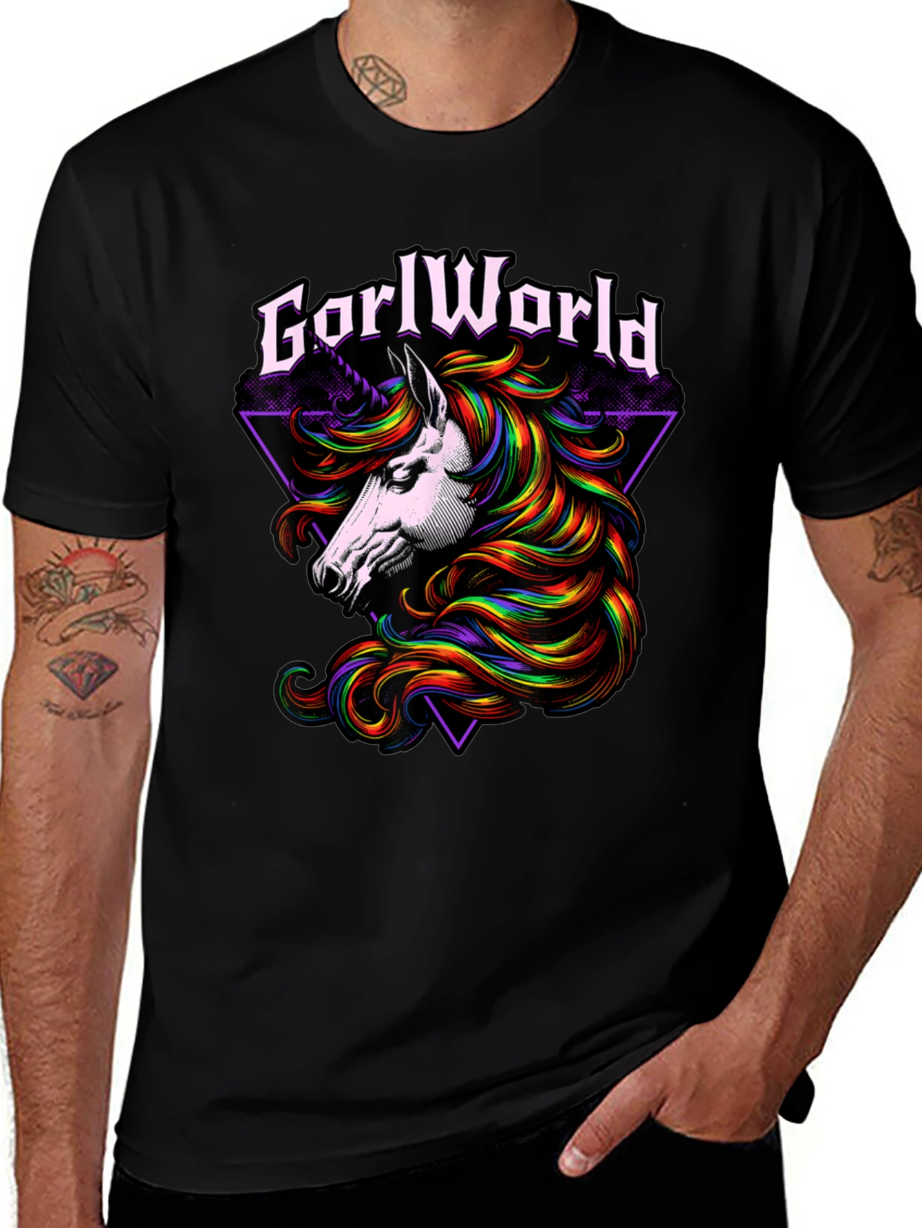 GortlWorld Unicorn Graphic T-Shirt