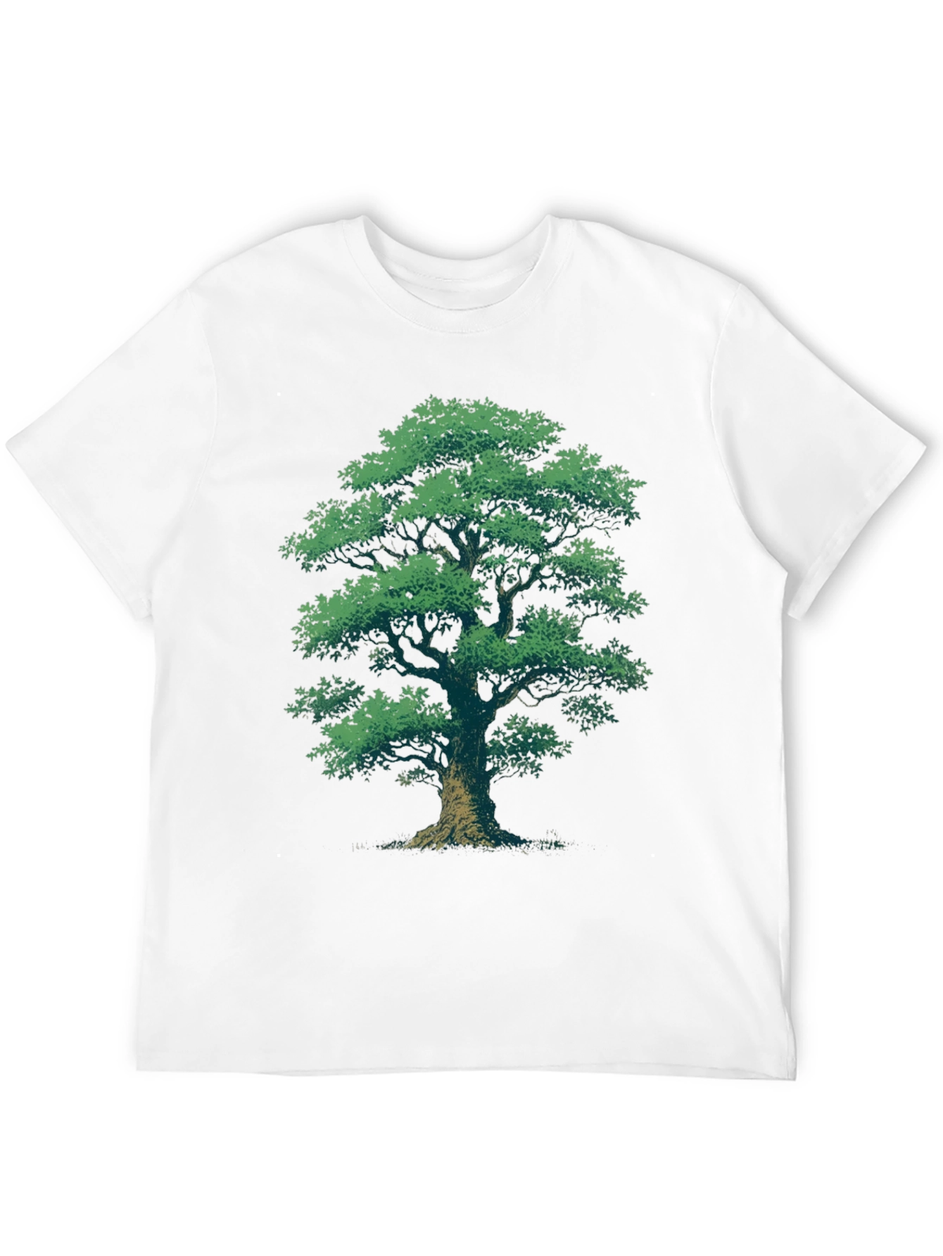 Mens Black Tree Graphic Tee