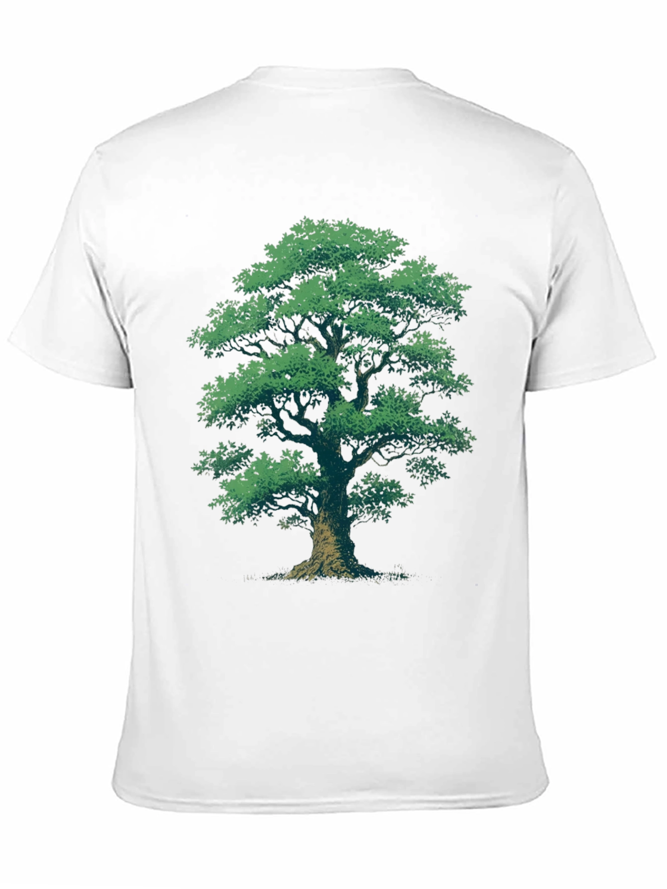 Mens Black Tree Graphic Tee