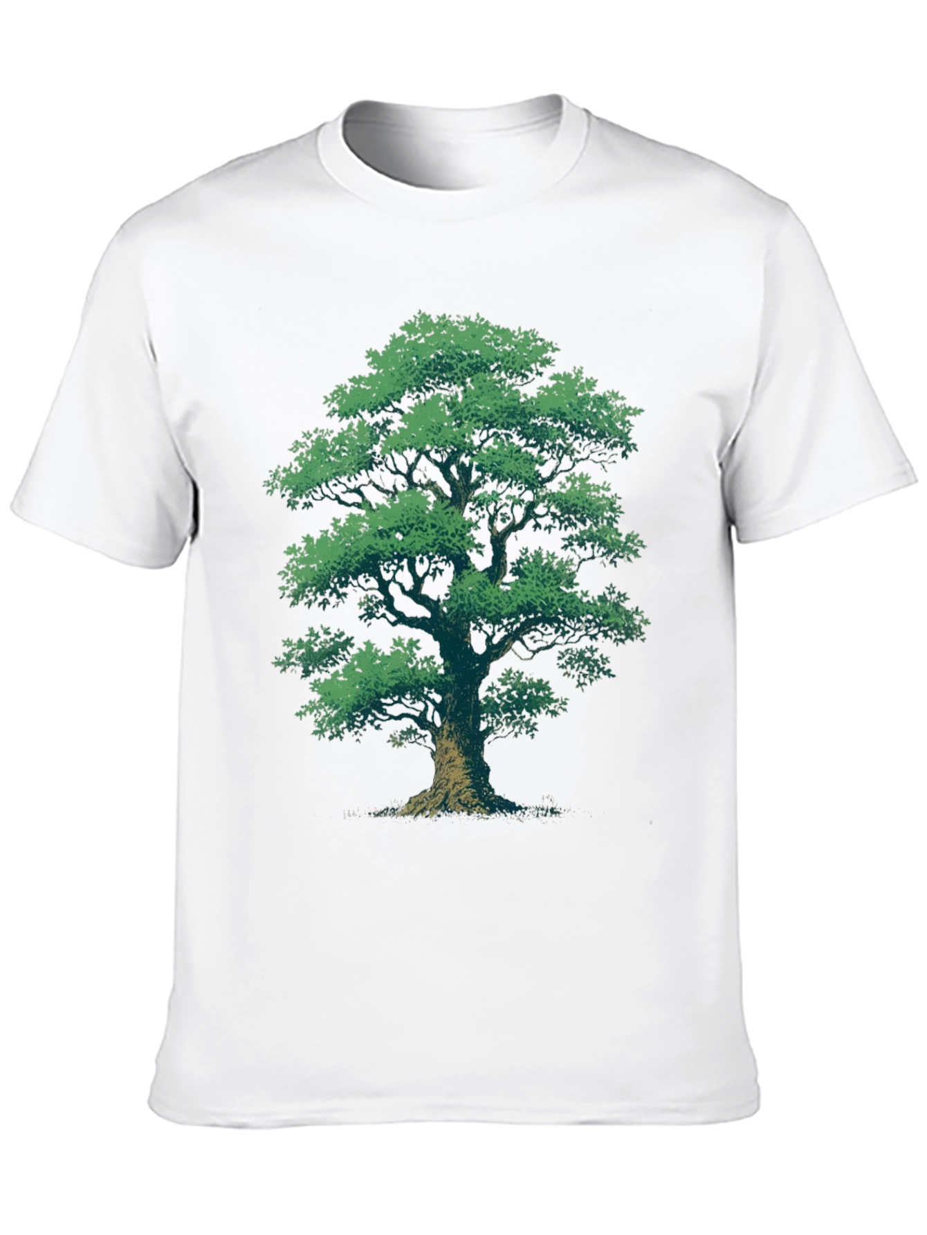 Mens Black Tree Graphic Tee