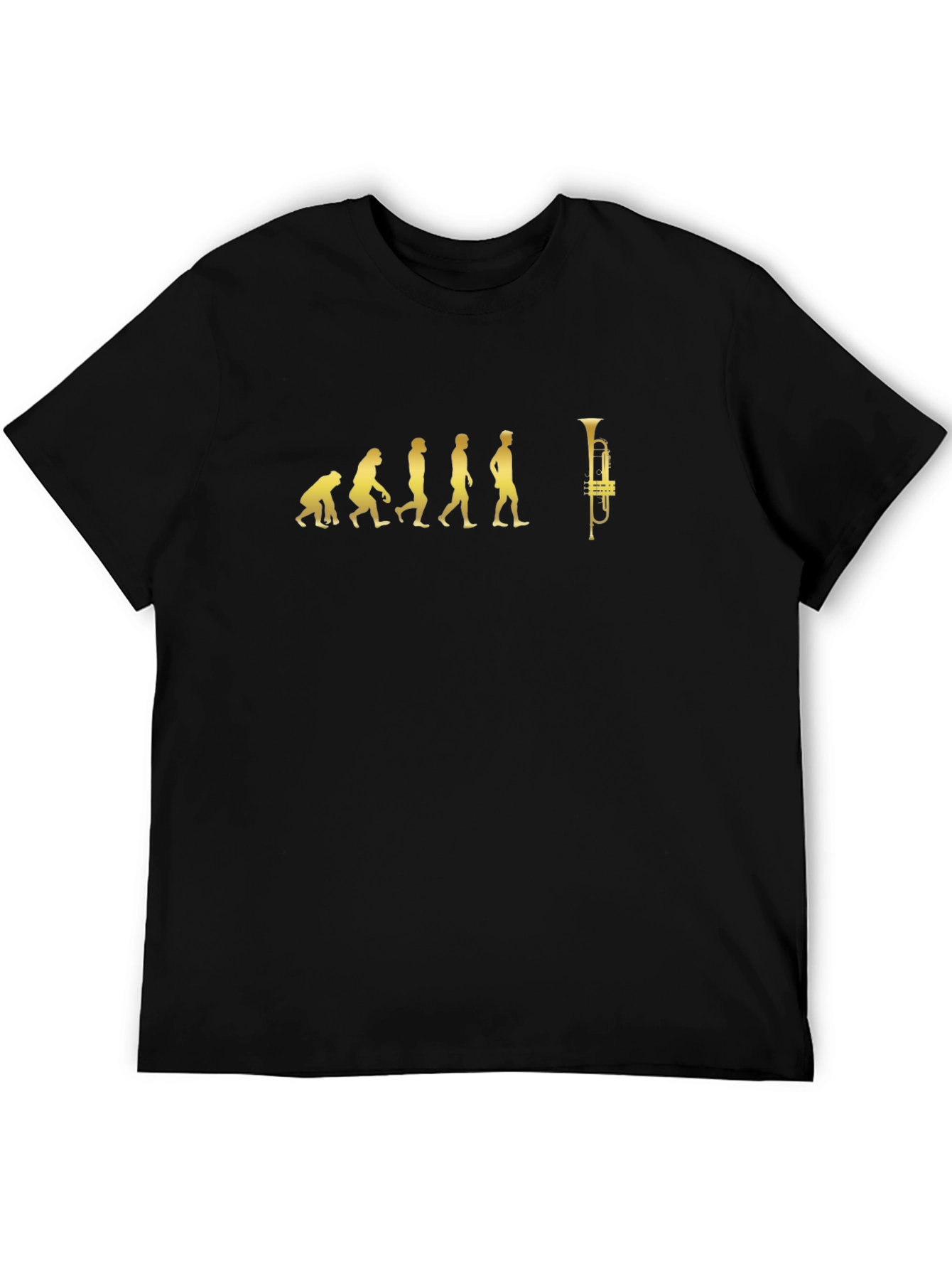 Evolution of Trumpet Player T-Shirt