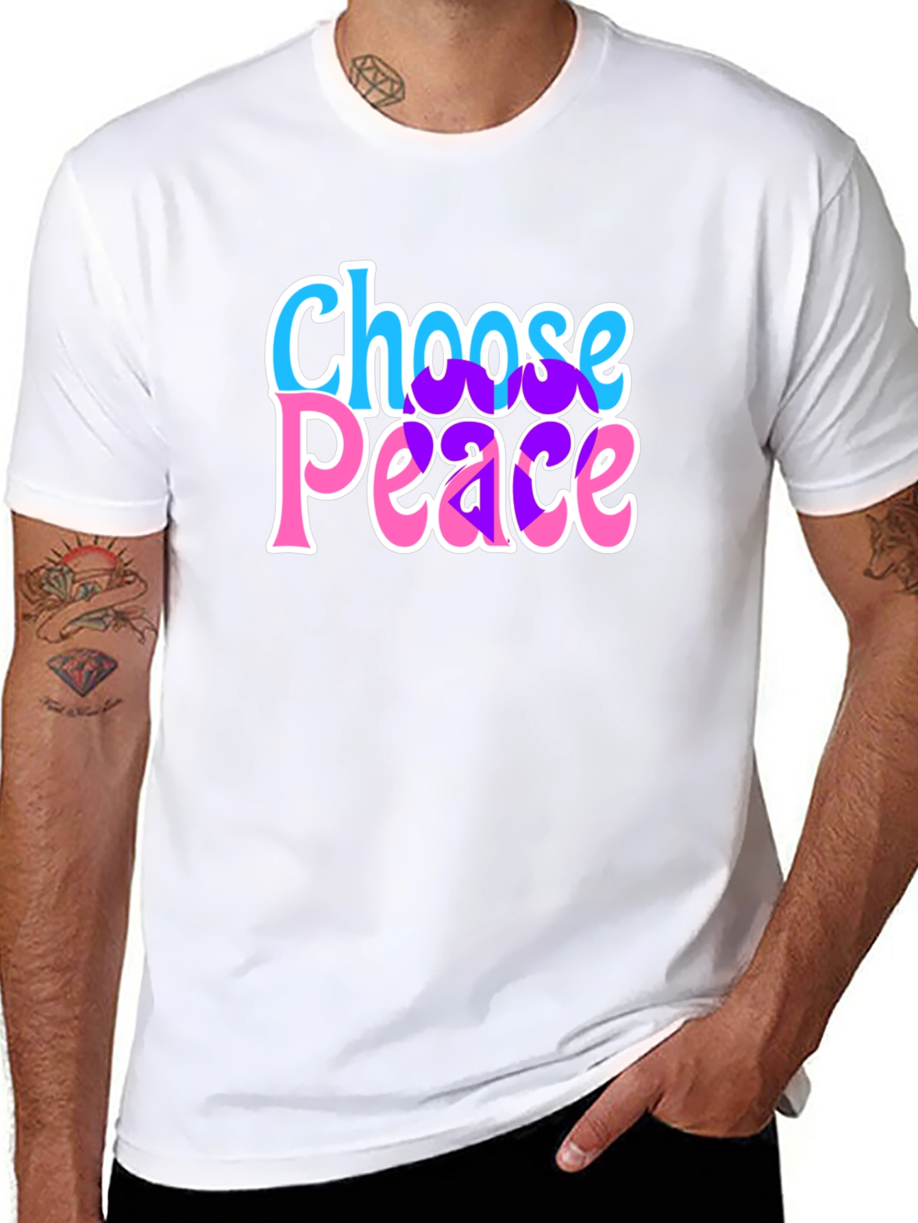 Choose Peace Graphic T-Shirt