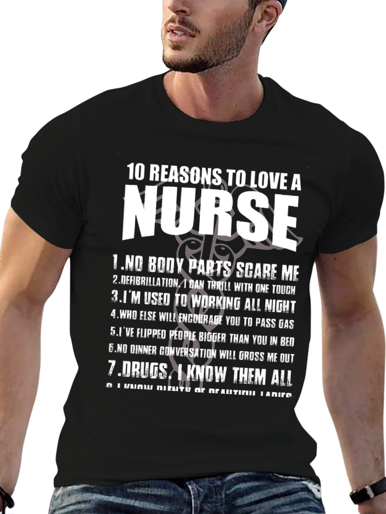 Funny Nurse T-Shirt: 10 Reasons to Love a Nurse