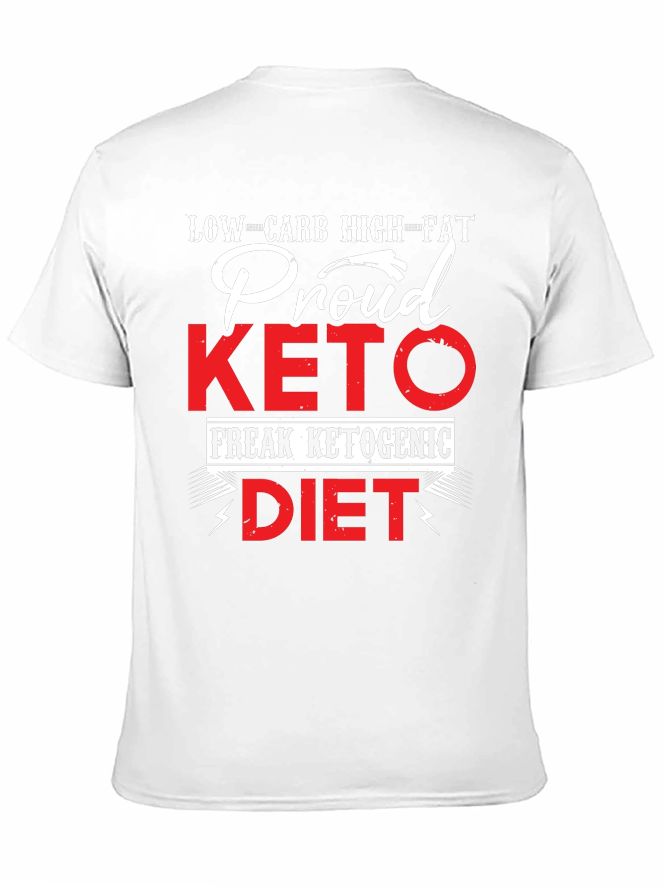 Proud Keto Diet T-Shirt - Low Carb High Fat