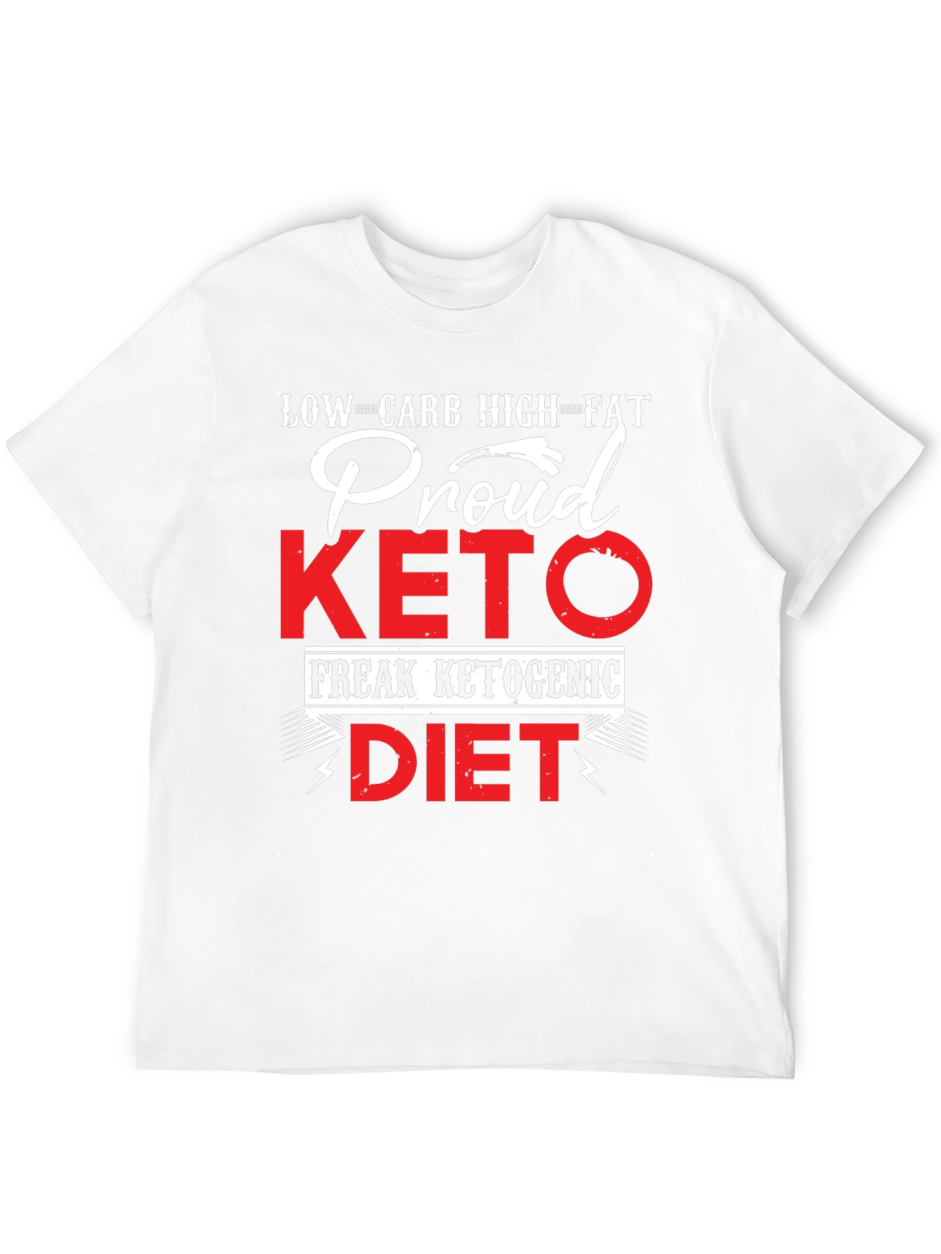 Proud Keto Diet T-Shirt - Low Carb High Fat