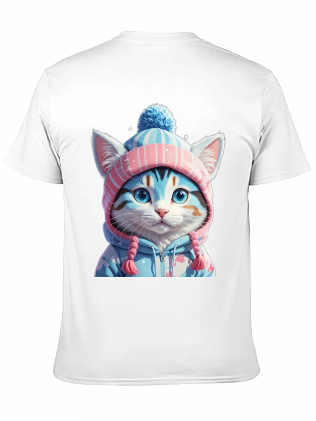 Cute Cat in Winter Outfit T-Shirt
