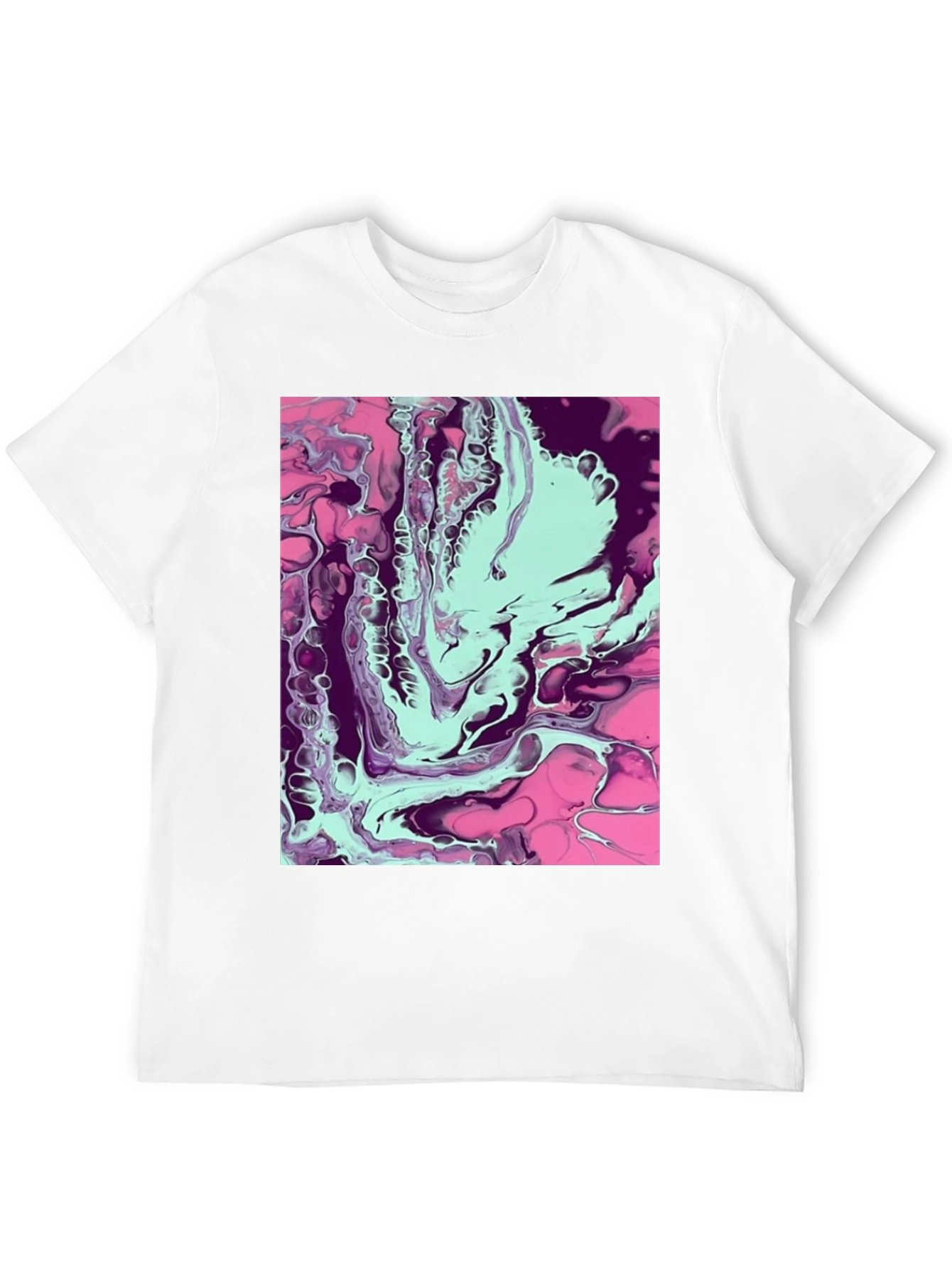 Abstract Art Graphic Tee - Modern Style