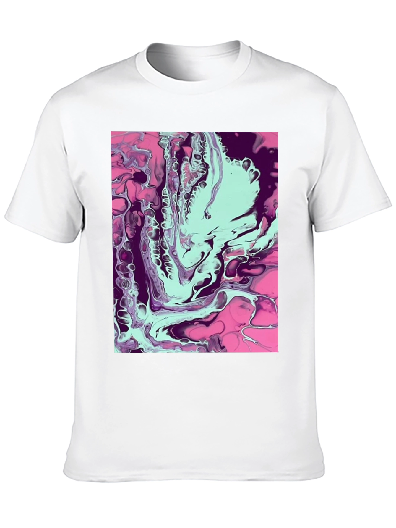 Abstract Art Graphic Tee - Modern Style