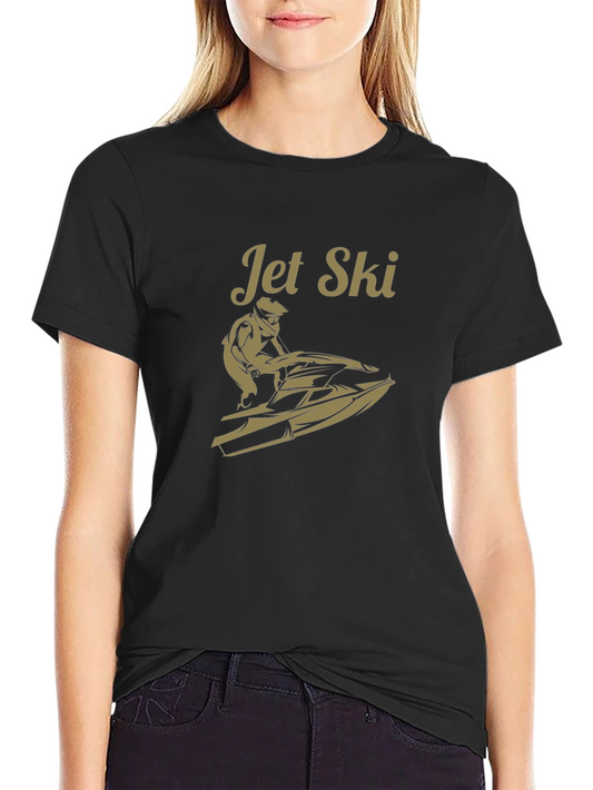 Jet Ski Graphic Tee - Cool Water Sport Design