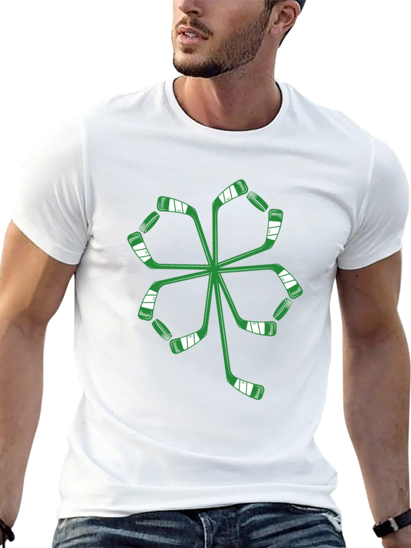 Hockey Stick Clover T-Shirt