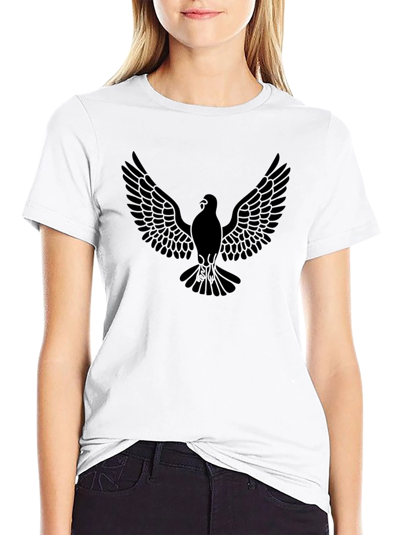 Black Eagle Graphic Tee - Mens Short Sleeve