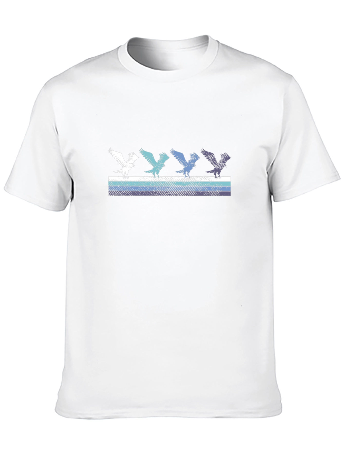 Retro Bird Graphic Tee - Black