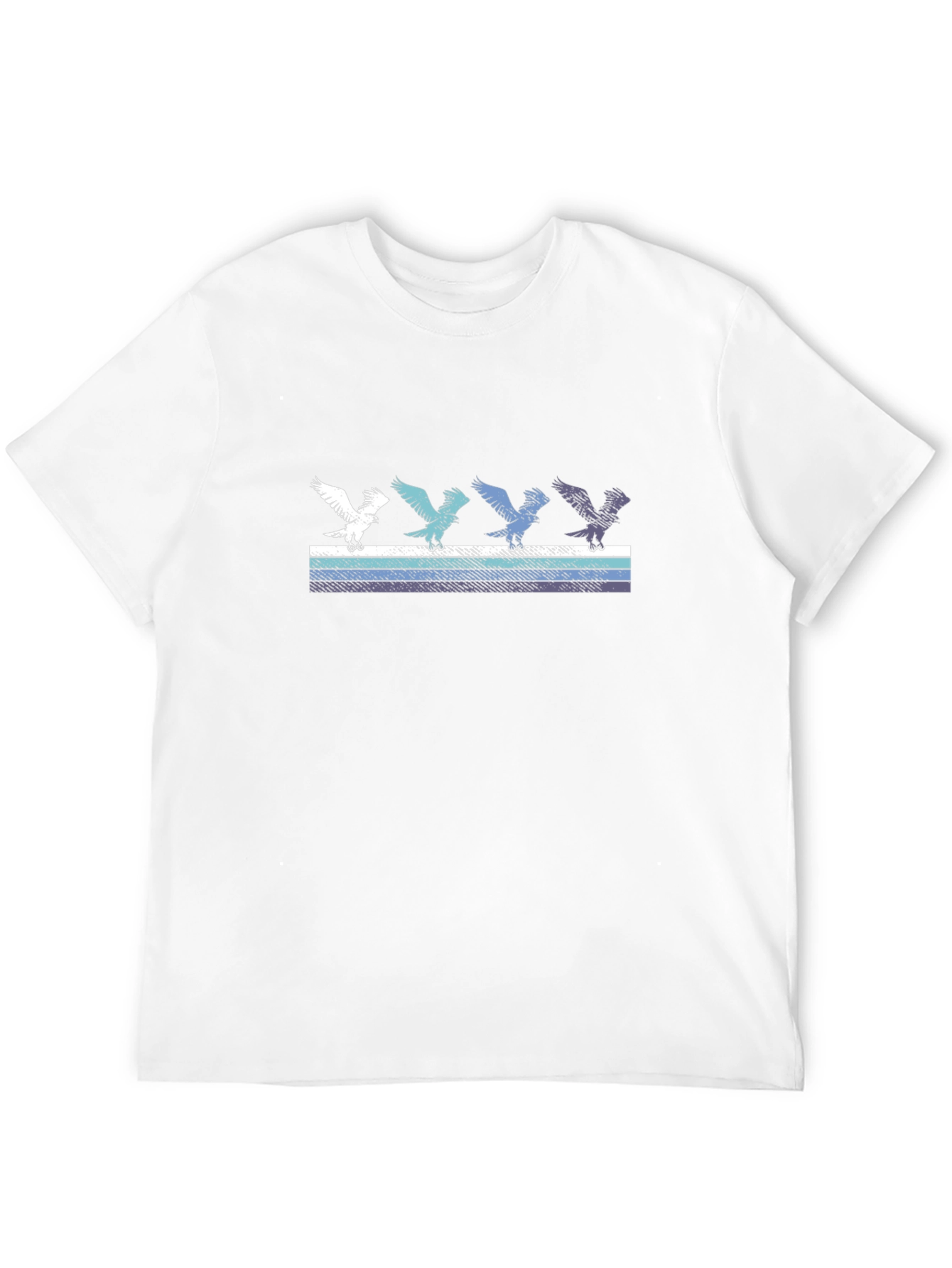 Retro Bird Graphic Tee - Black
