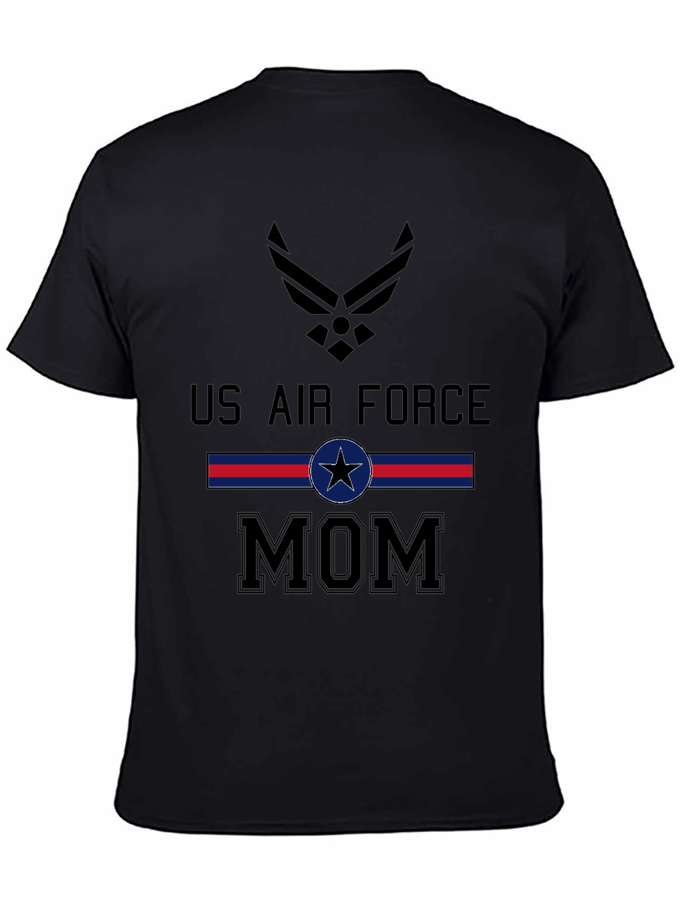 US Air Force Mom Graphic T-Shirt