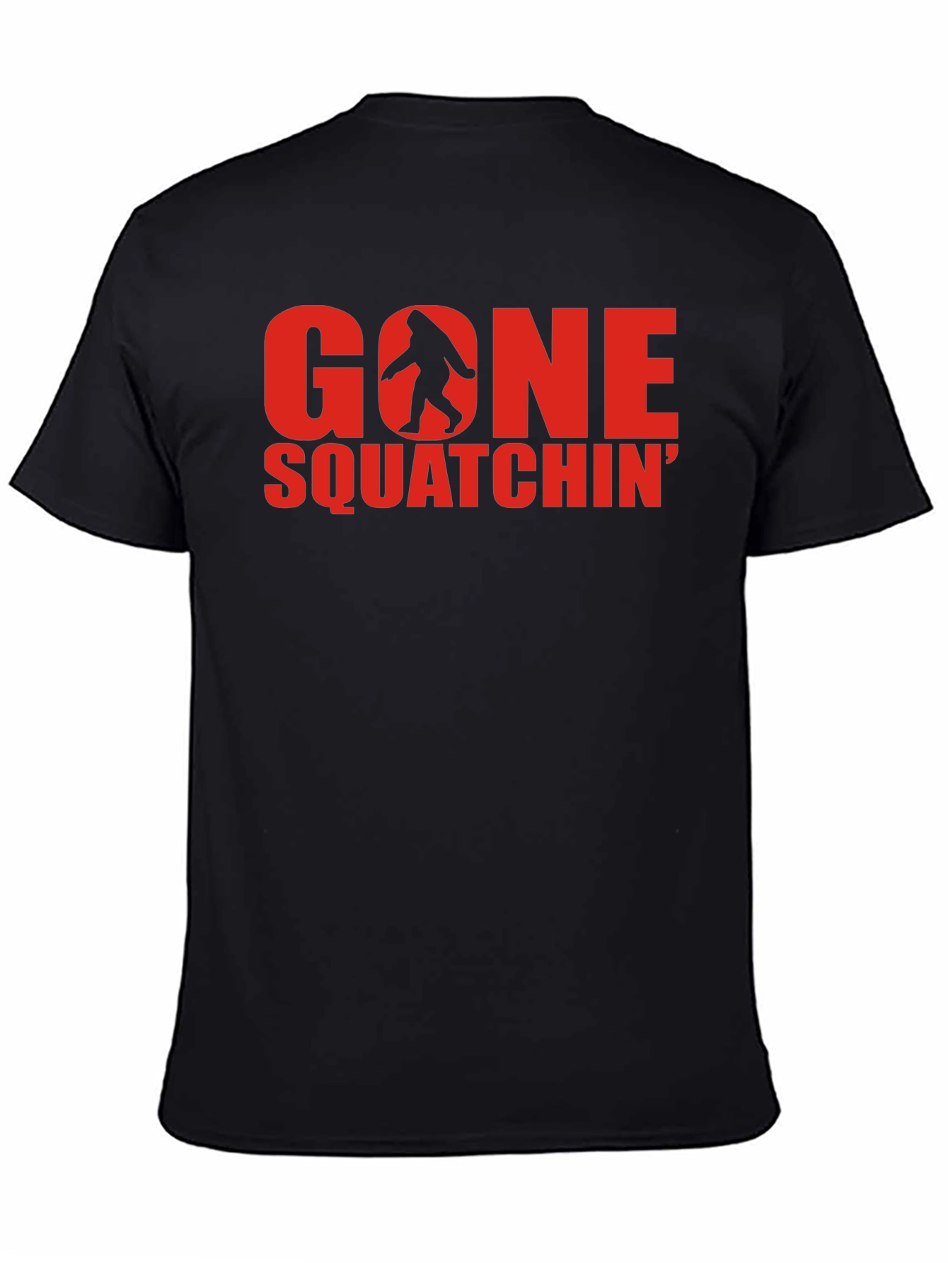 Gone Squatchin Black T-Shirt