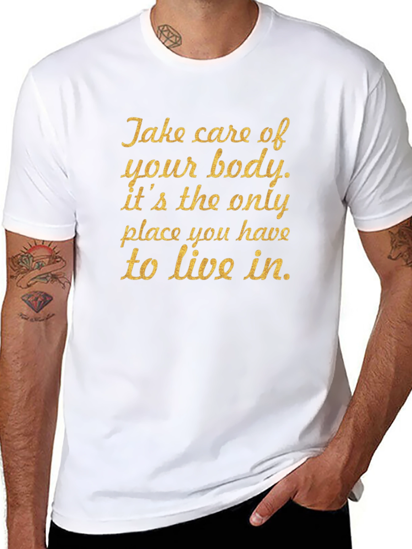 Body Positive T-Shirt: Take Care of Yourself