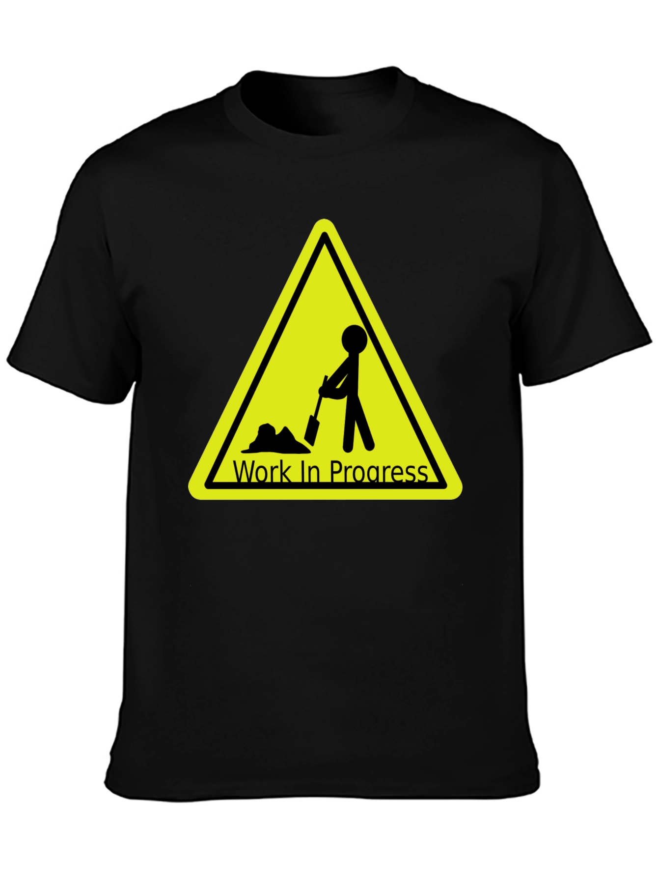Work In Progress Graphic Tee - Black