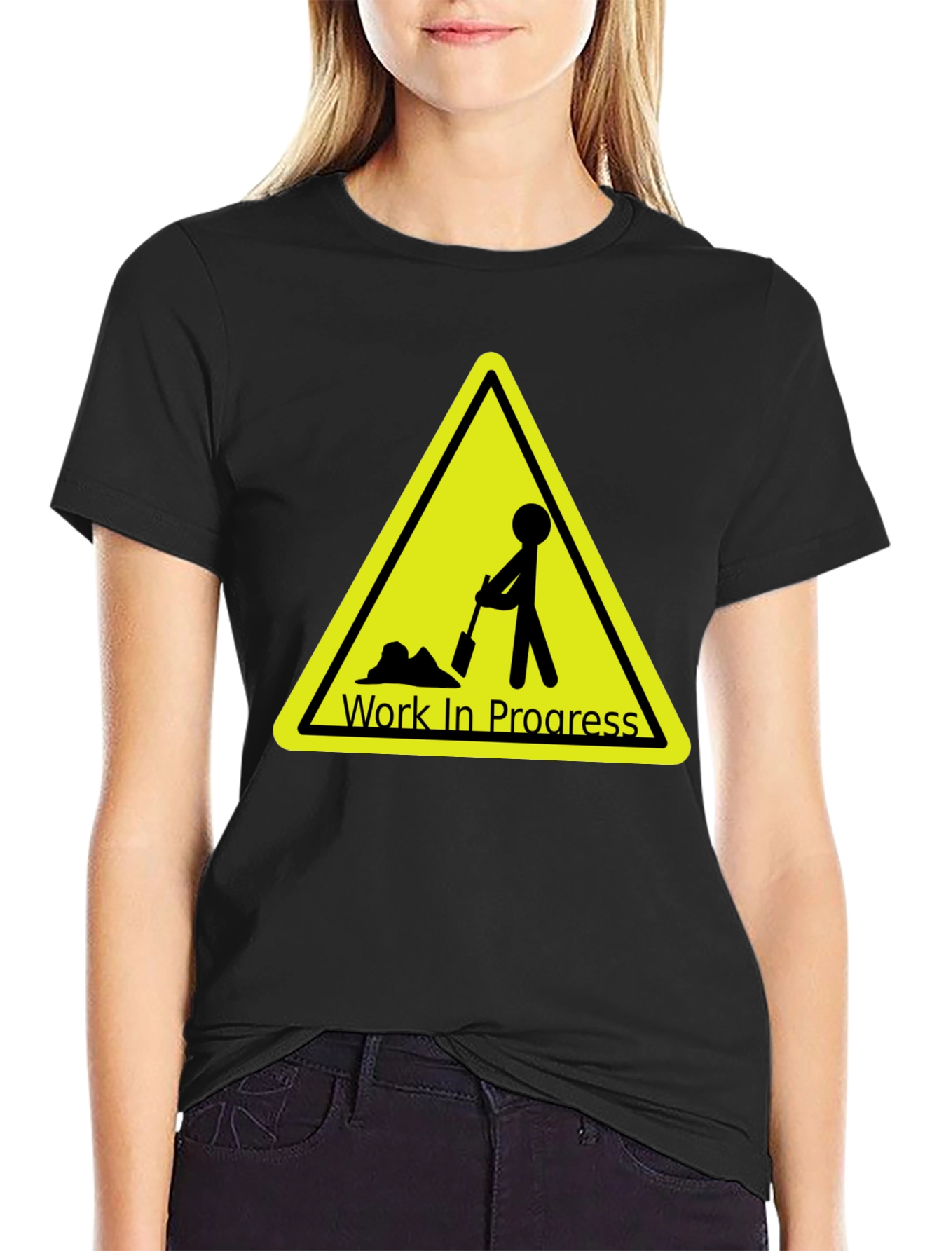 Work In Progress Graphic Tee - Black