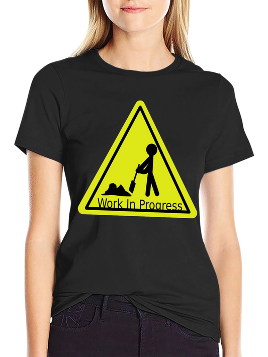 Work In Progress Graphic Tee - Black