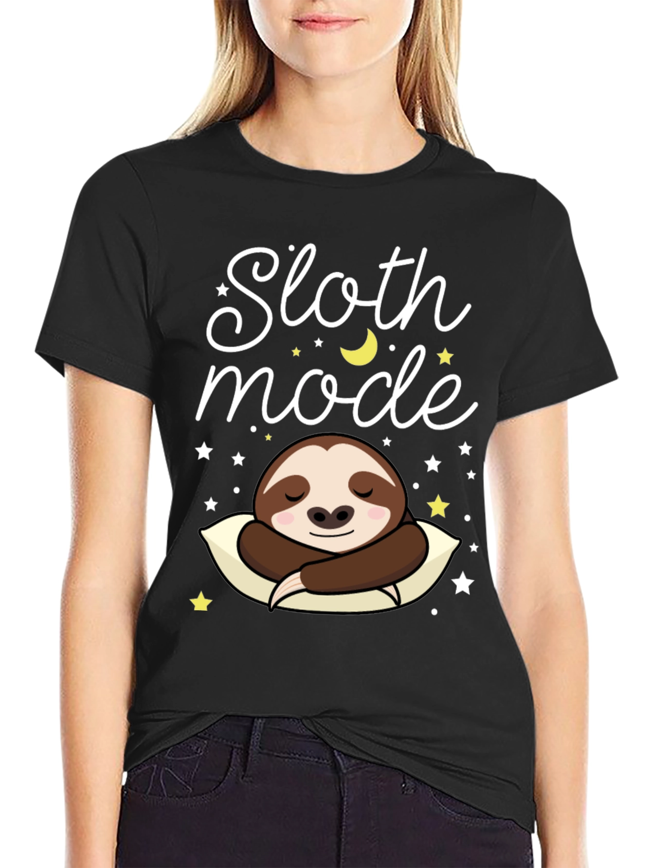Sloth Mode T-Shirt - Sleepy Animal Tee