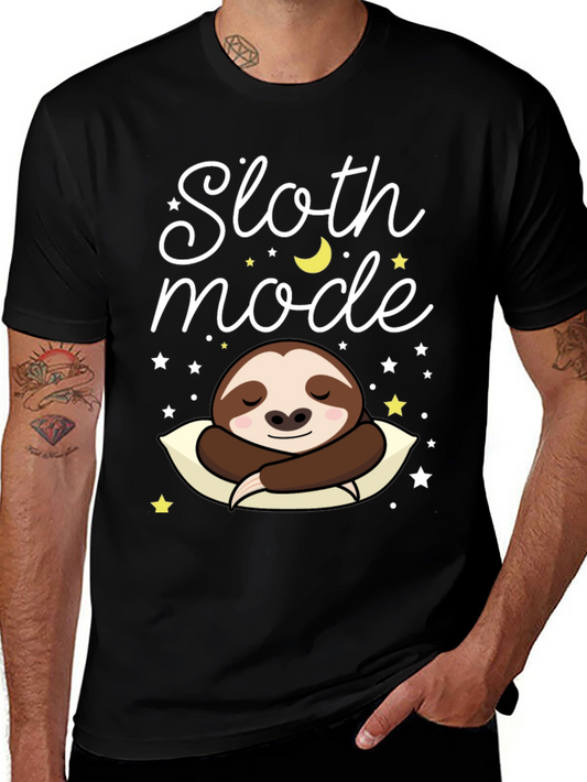 Sloth Mode T-Shirt - Sleepy Animal Tee