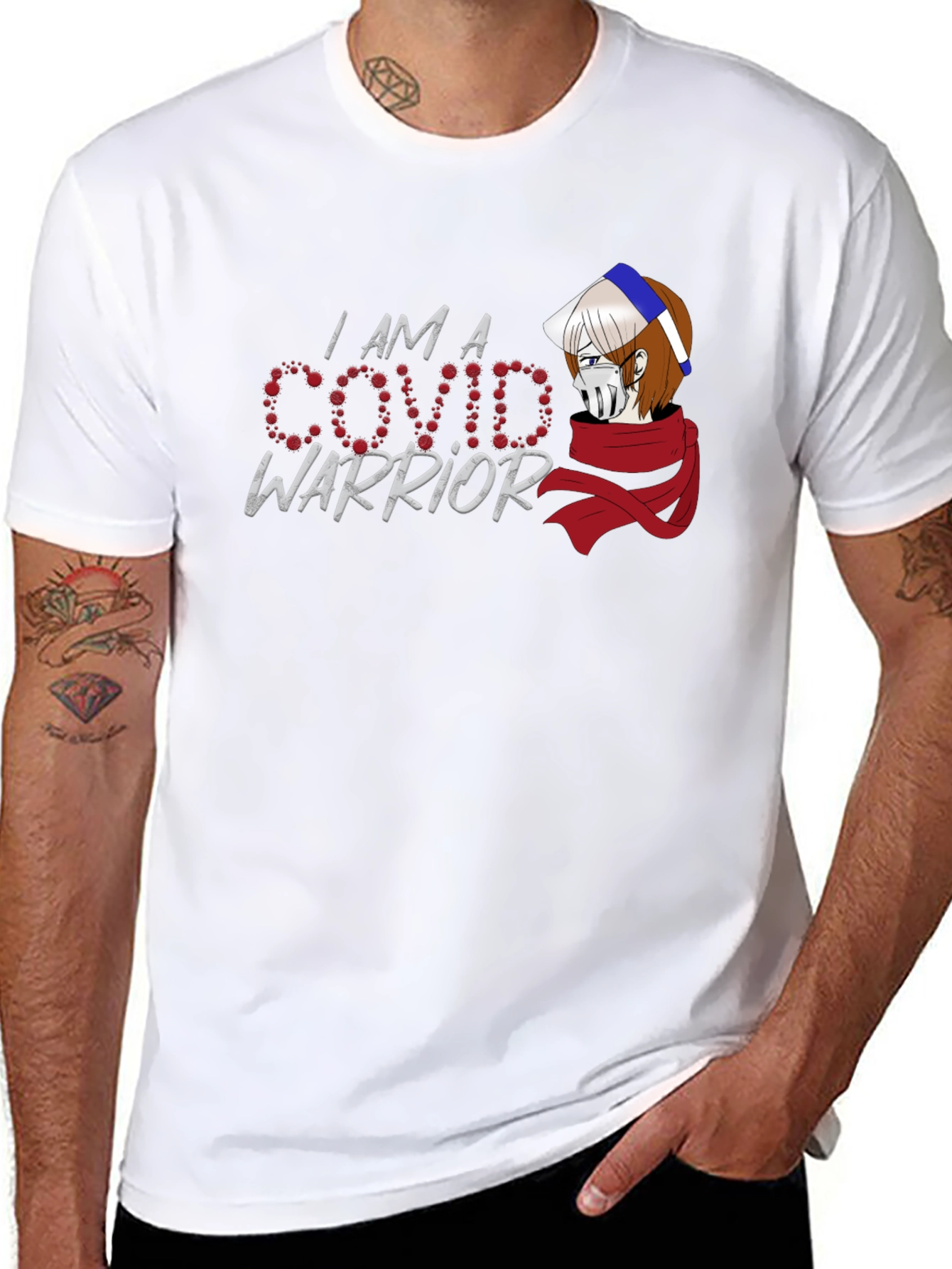 I AM A COVID Warrior Graphic T-Shirt