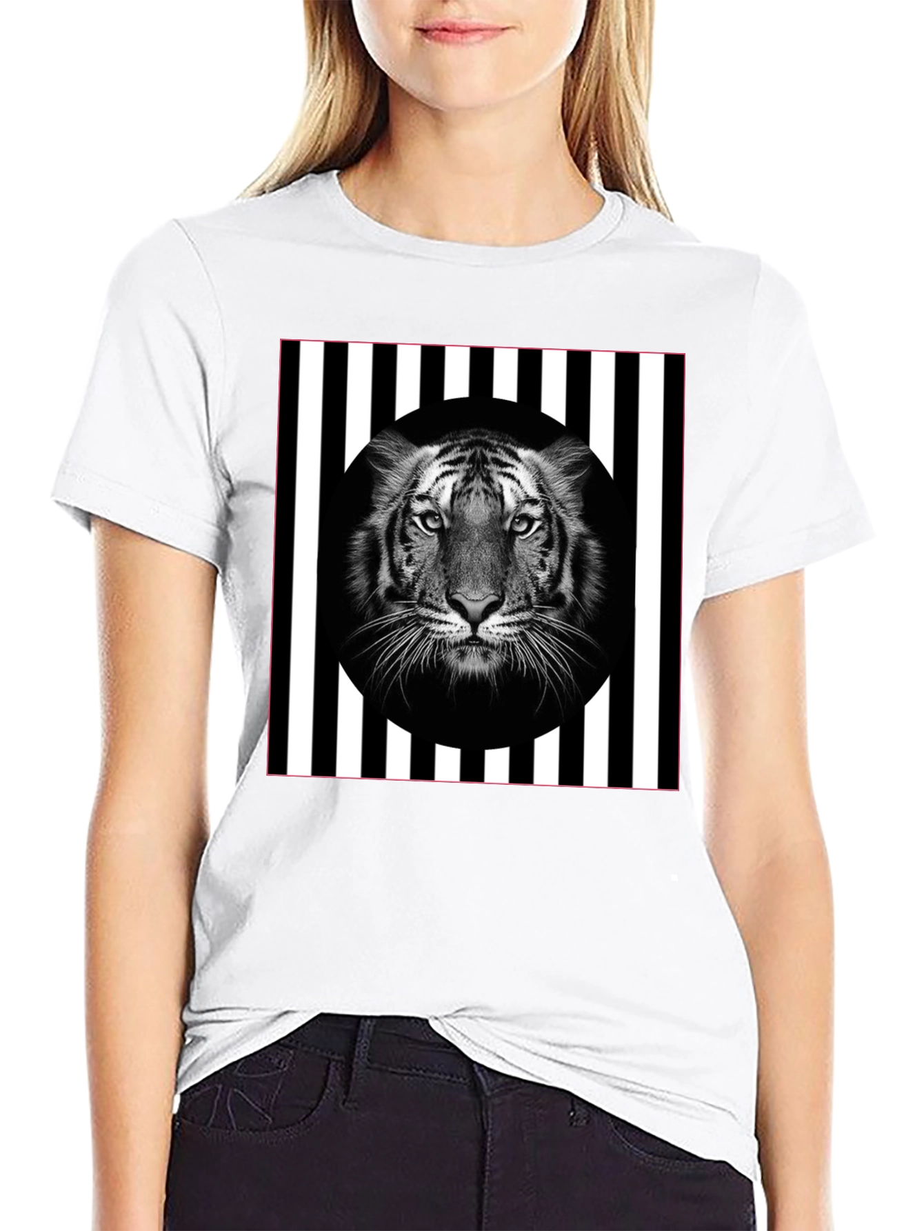 Tiger Stripe Graphic Tee