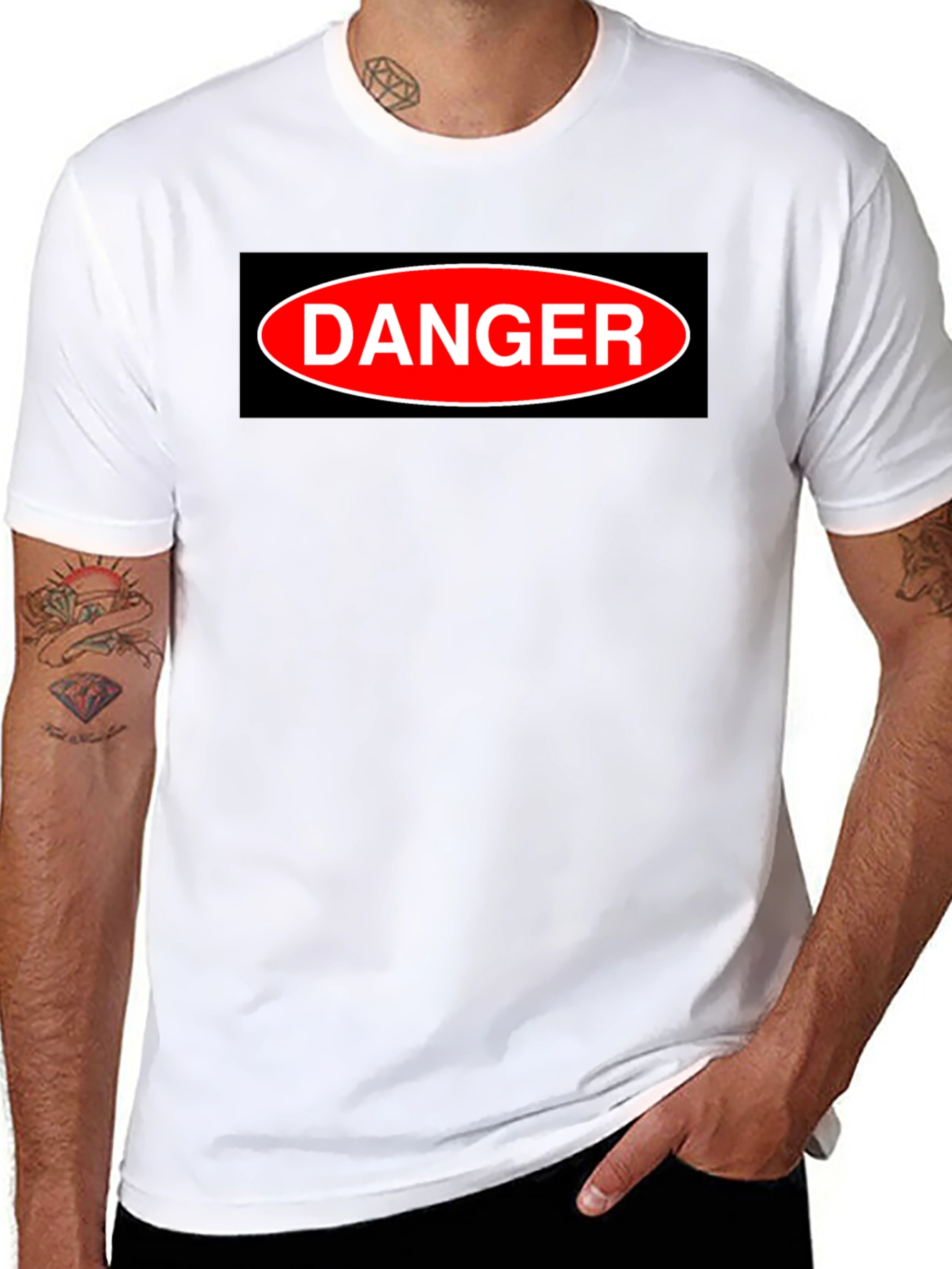 Danger T-Shirt - Bold Graphic Tee