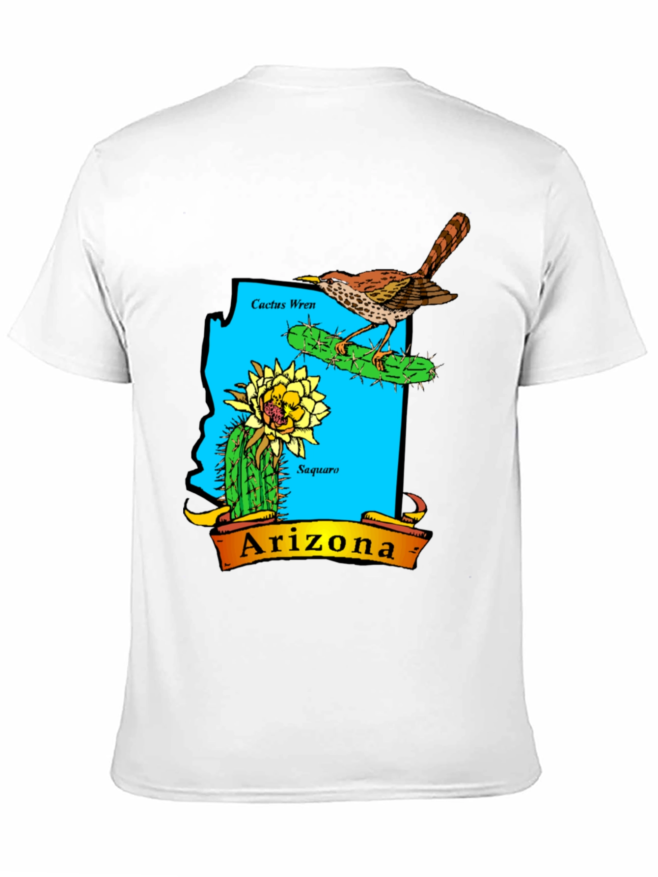 Arizona Cactus Wren Graphic T-Shirt