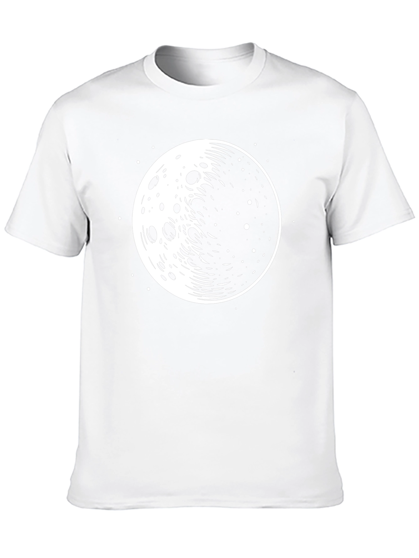 Lunar Graphic T-Shirt - Black Cotton Tee