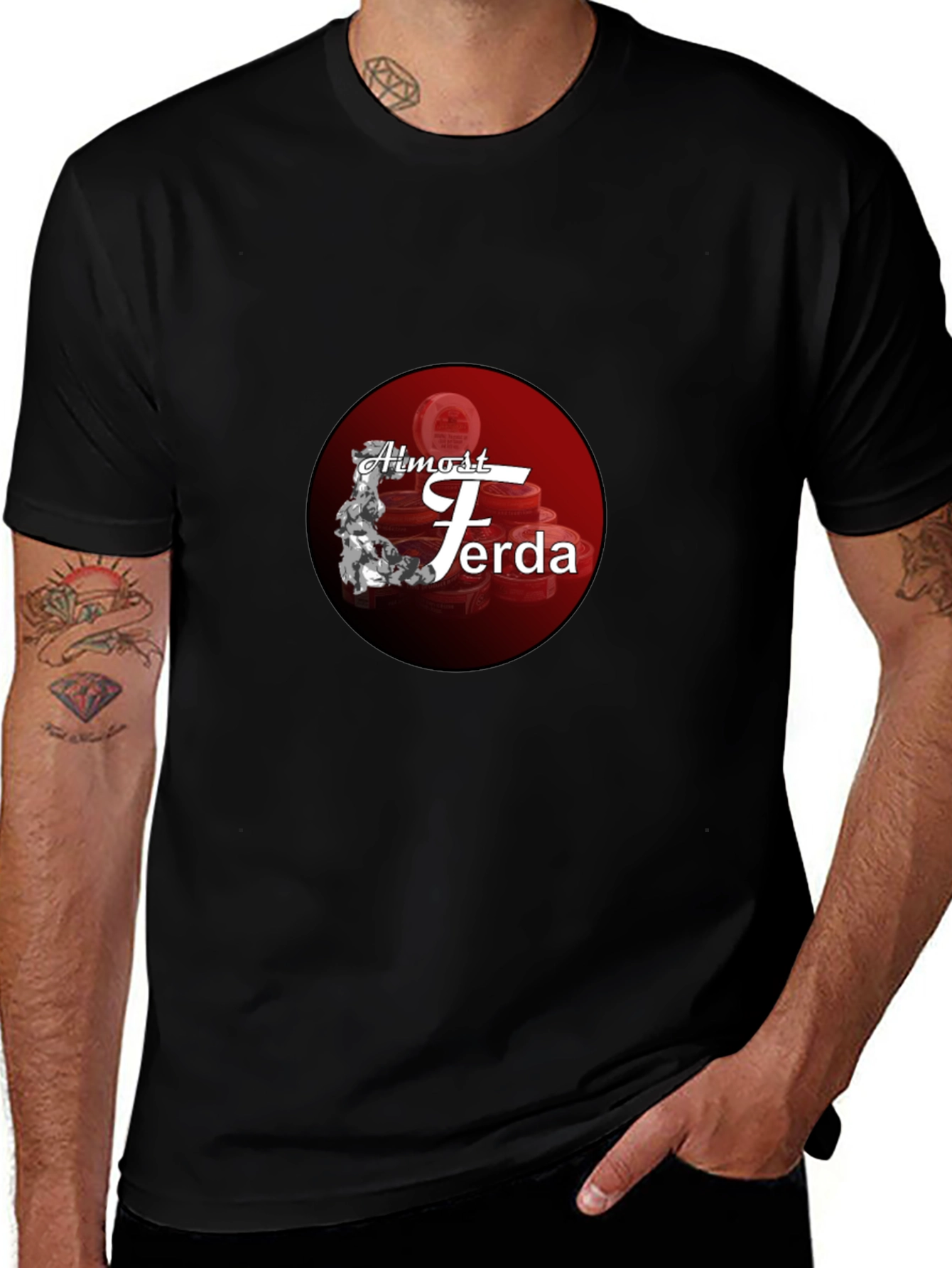Almost Ferda Black T-Shirt
