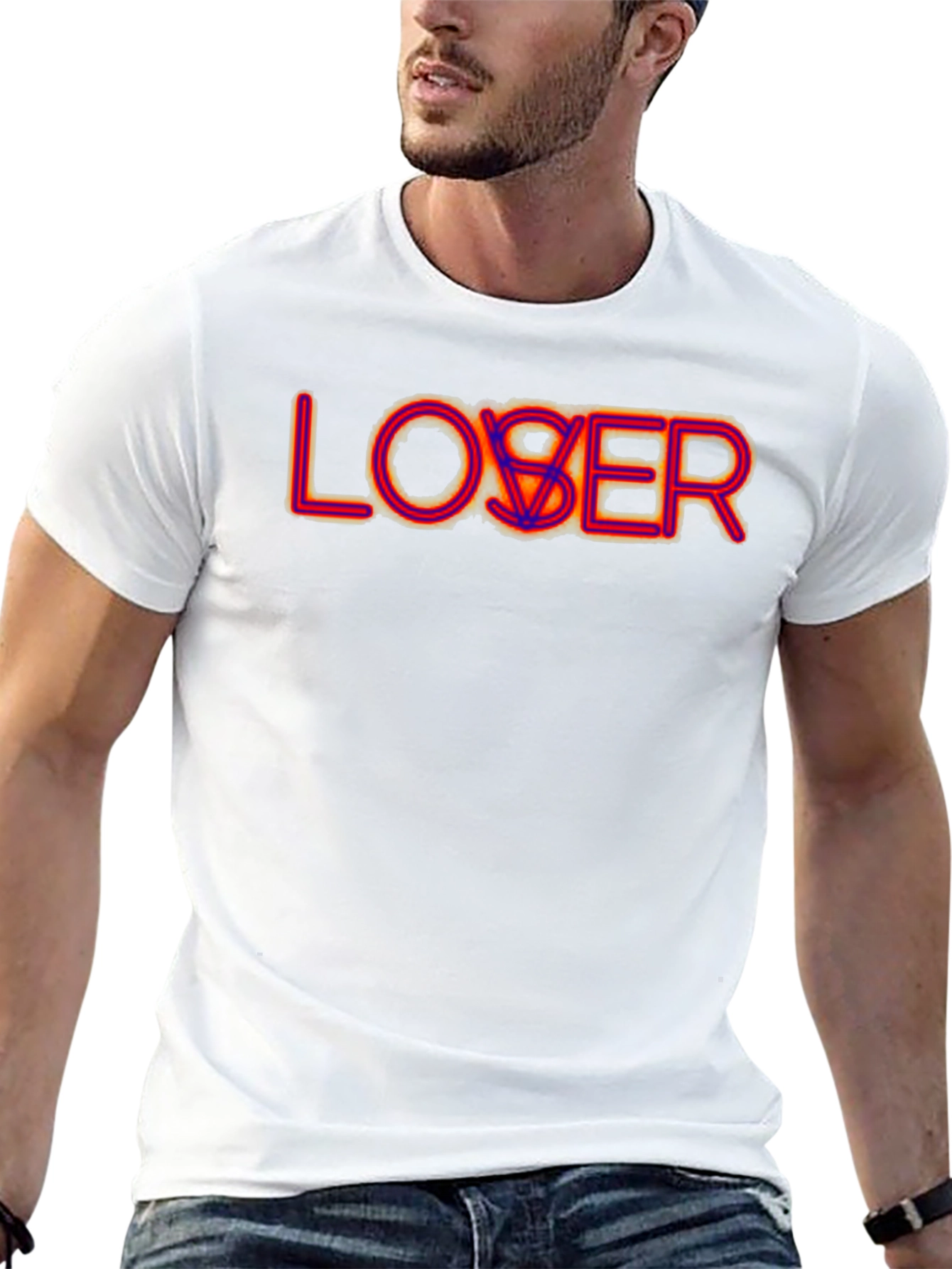 Loser/Lover Graphic Tee - Edgy Casual Style