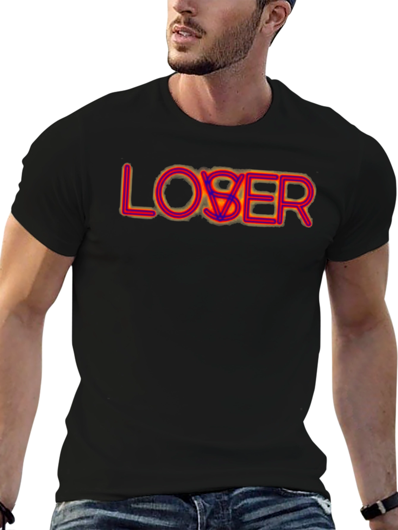 Loser/Lover Graphic Tee - Edgy Casual Style
