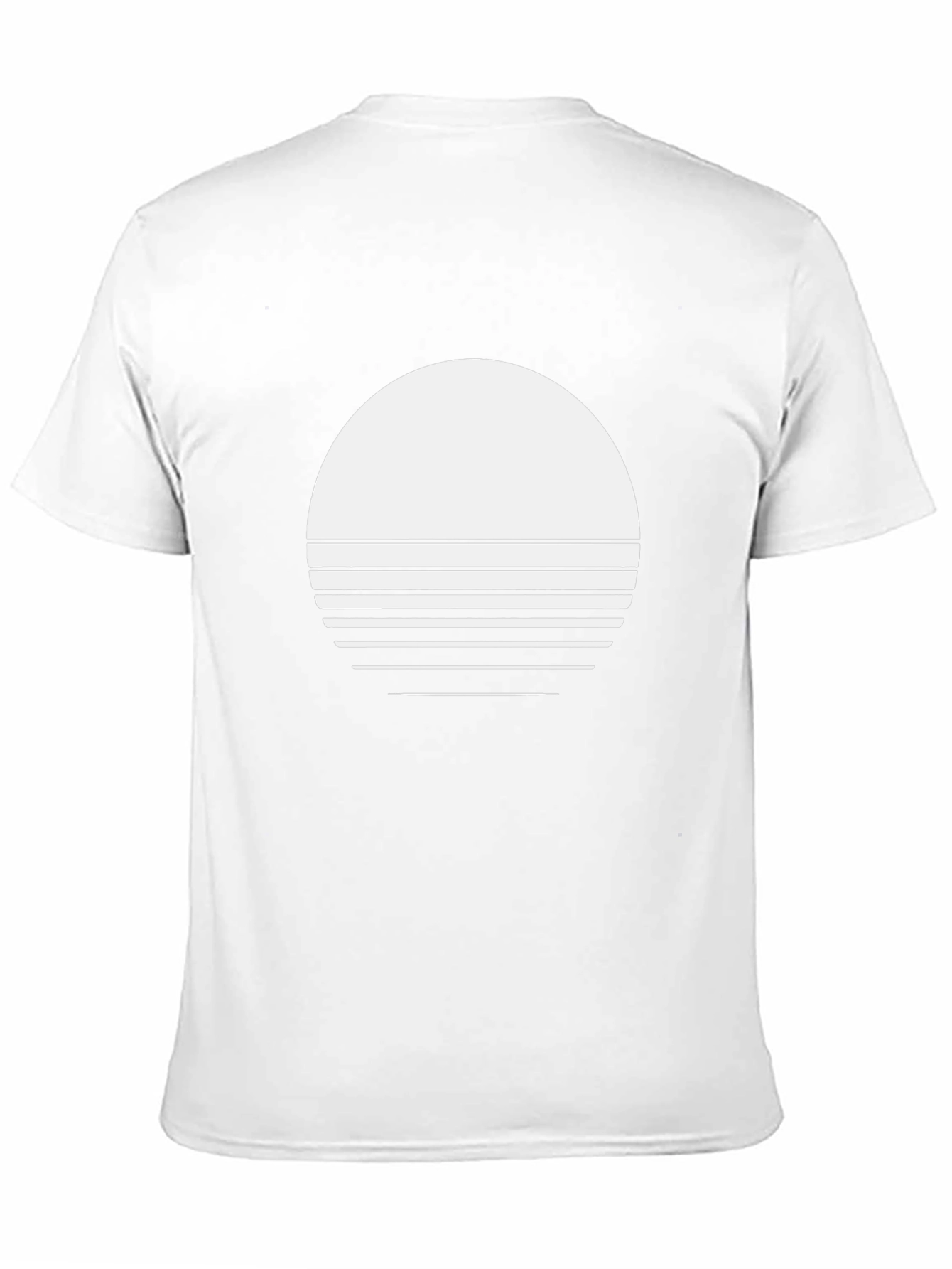 Modern Sunset Graphic Tee - Stylish Black T-Shirt