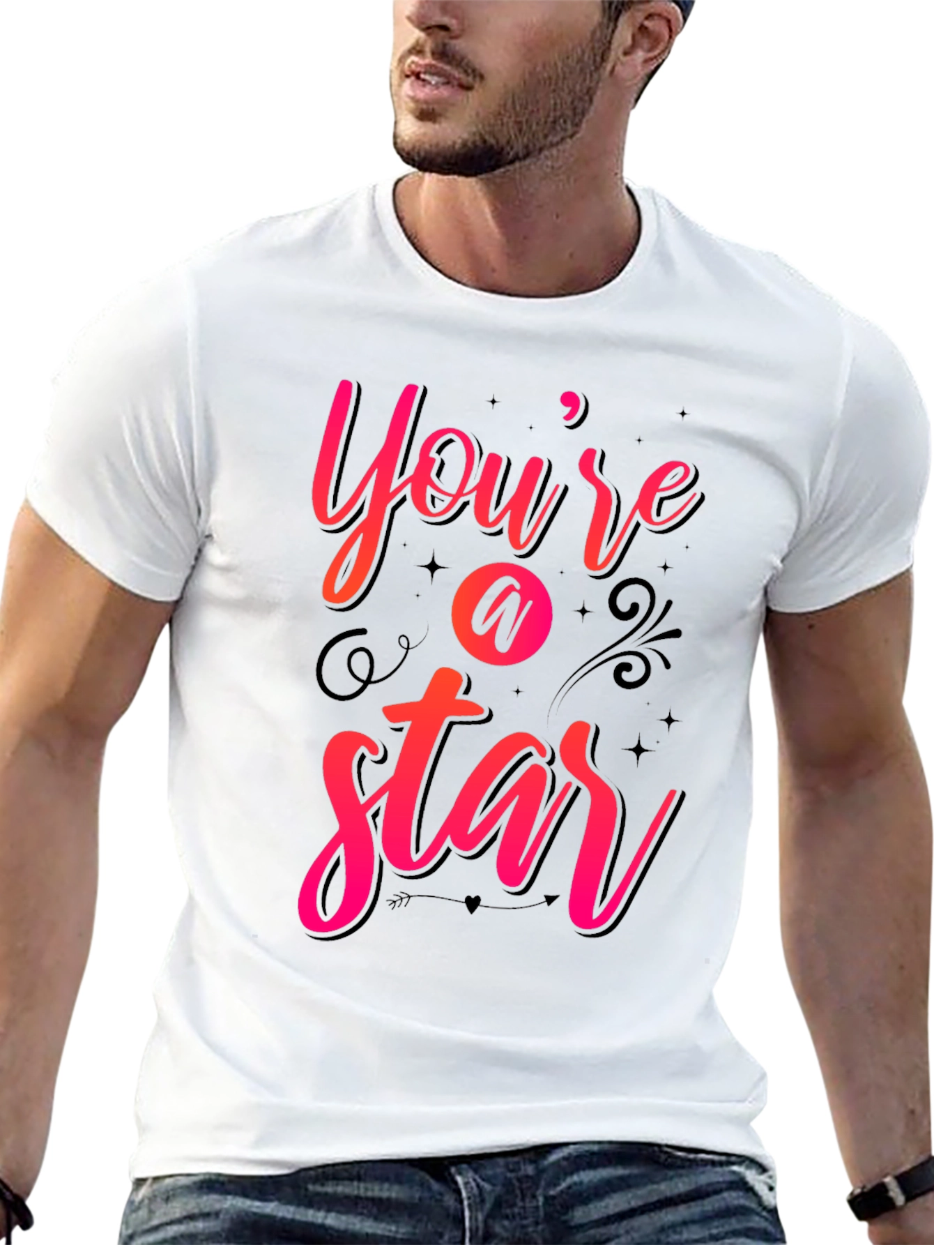 Youre a Star Graphic T-Shirt - Black