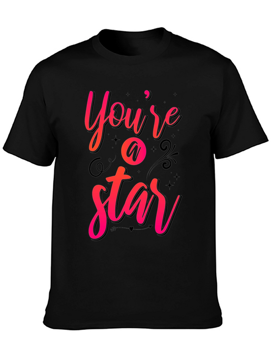 Youre a Star Graphic T-Shirt - Black