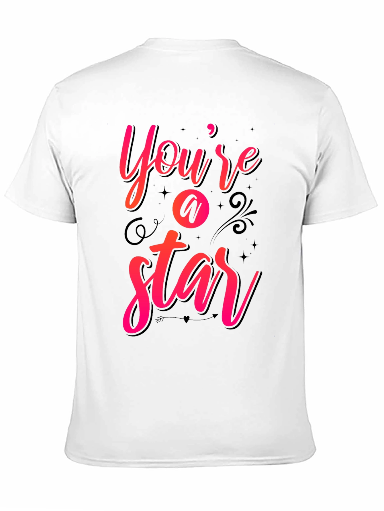 Youre a Star Graphic T-Shirt - Black