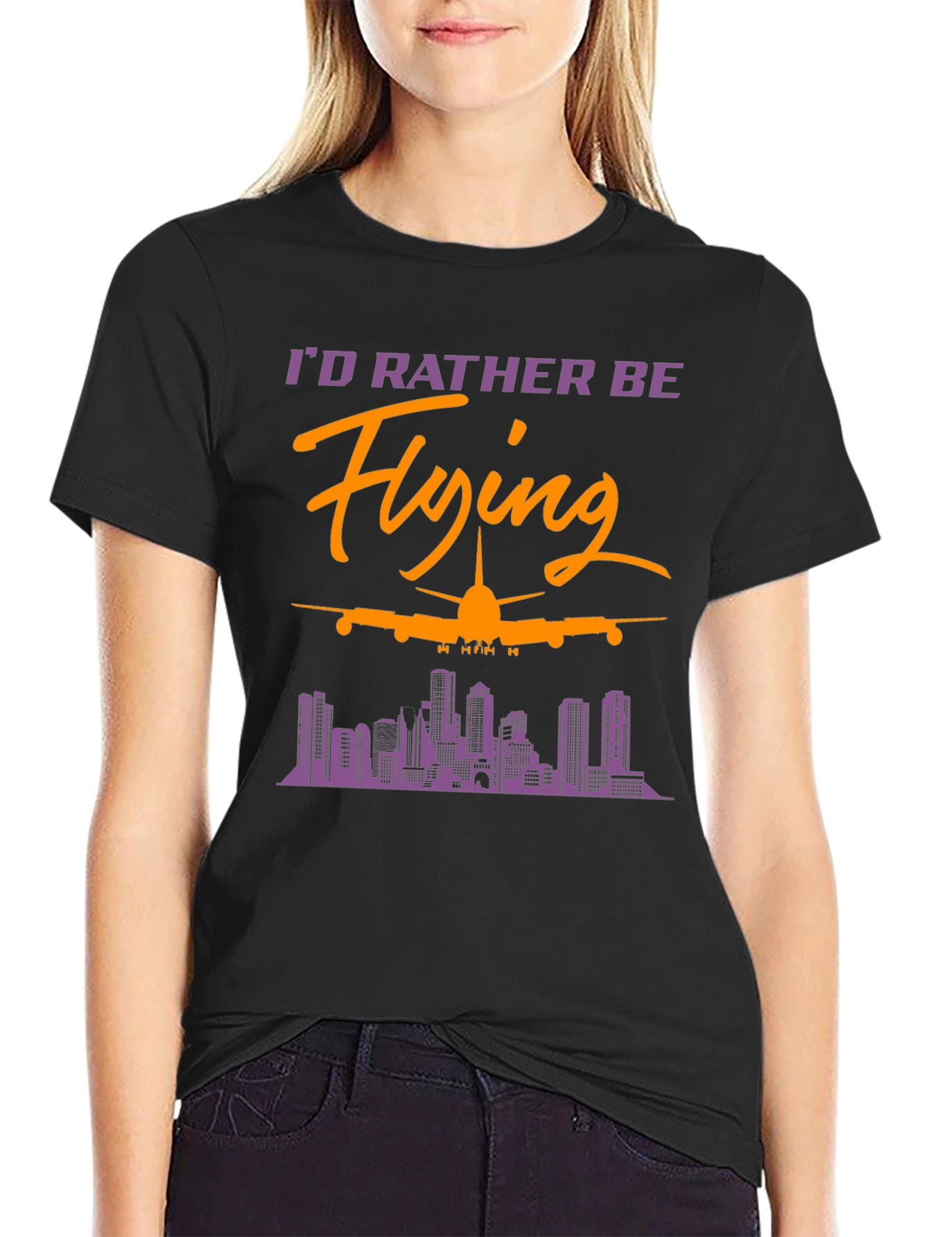 Id Rather Be Flying Graphic T-Shirt