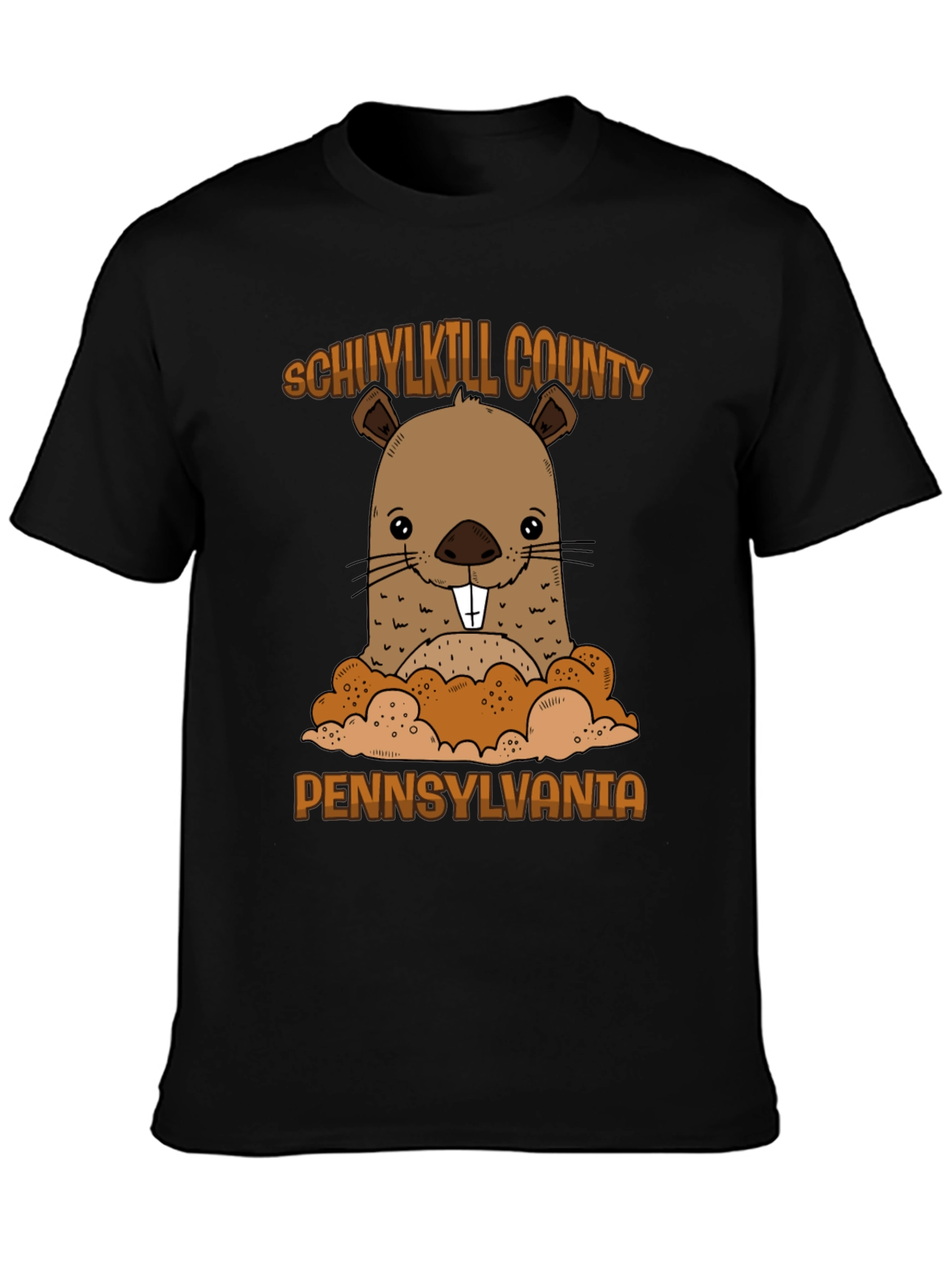 Schuylkill County Pennsylvania Groundhog T-Shirt
