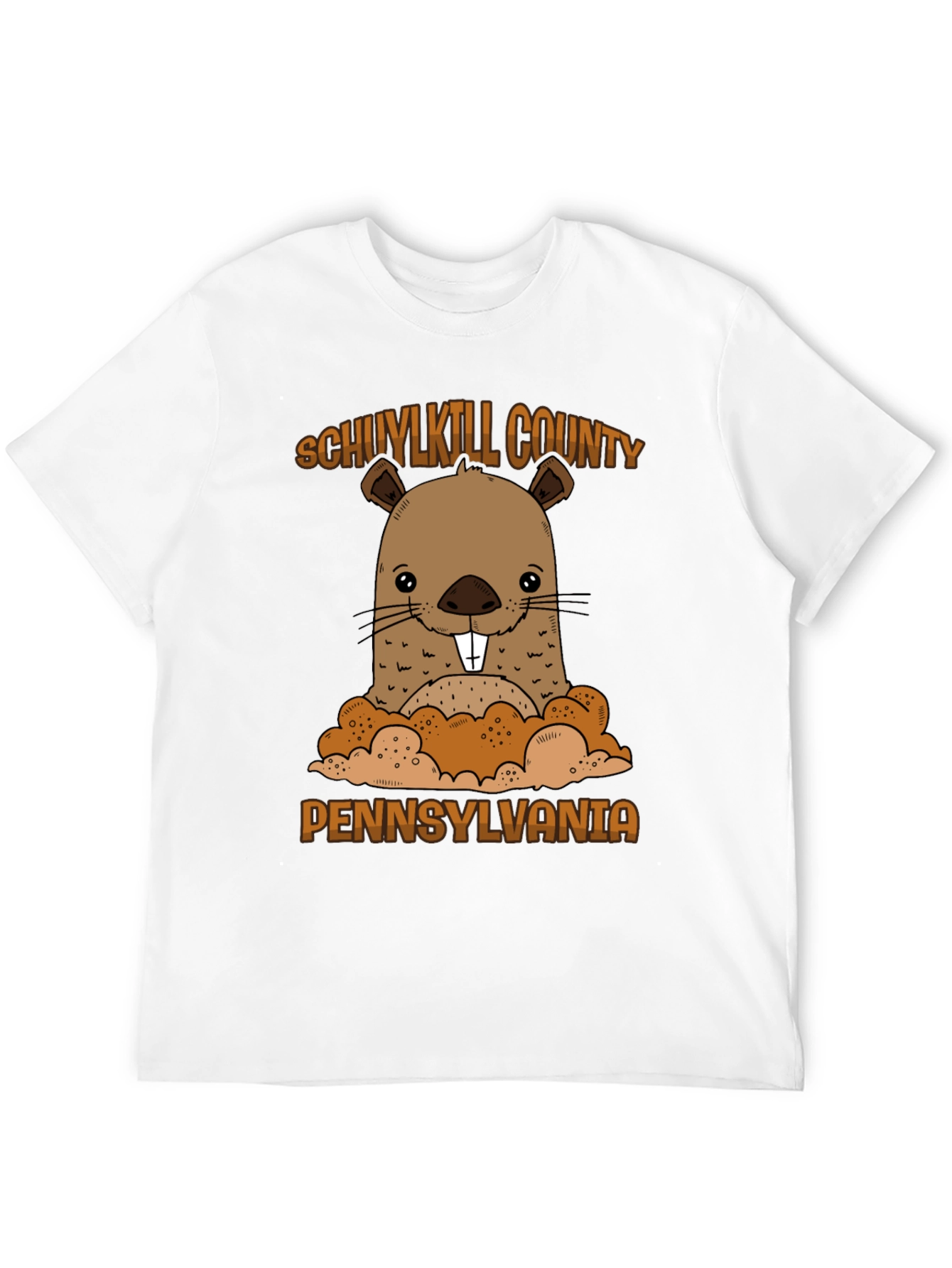 Schuylkill County Pennsylvania Groundhog T-Shirt