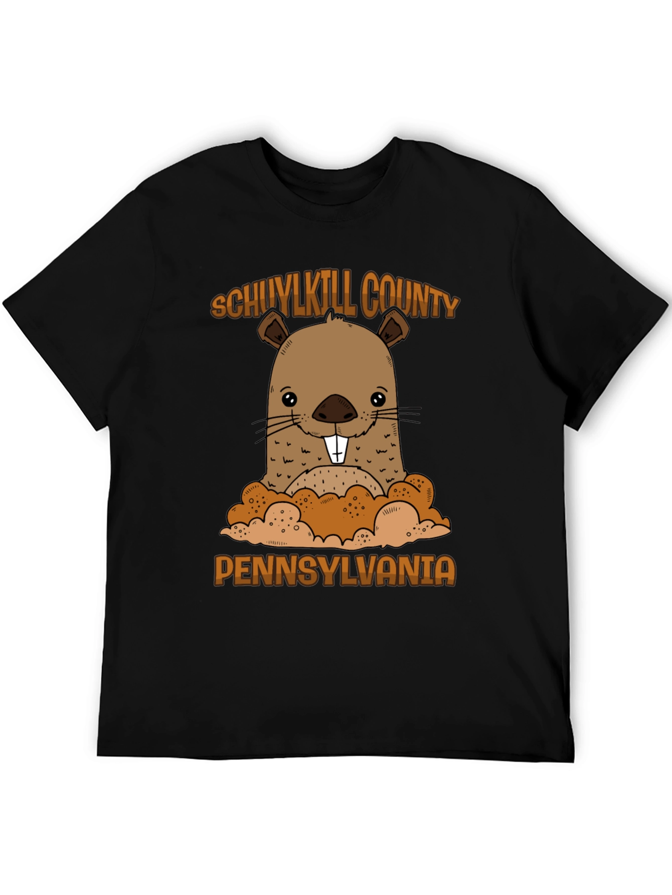 Schuylkill County Pennsylvania Groundhog T-Shirt