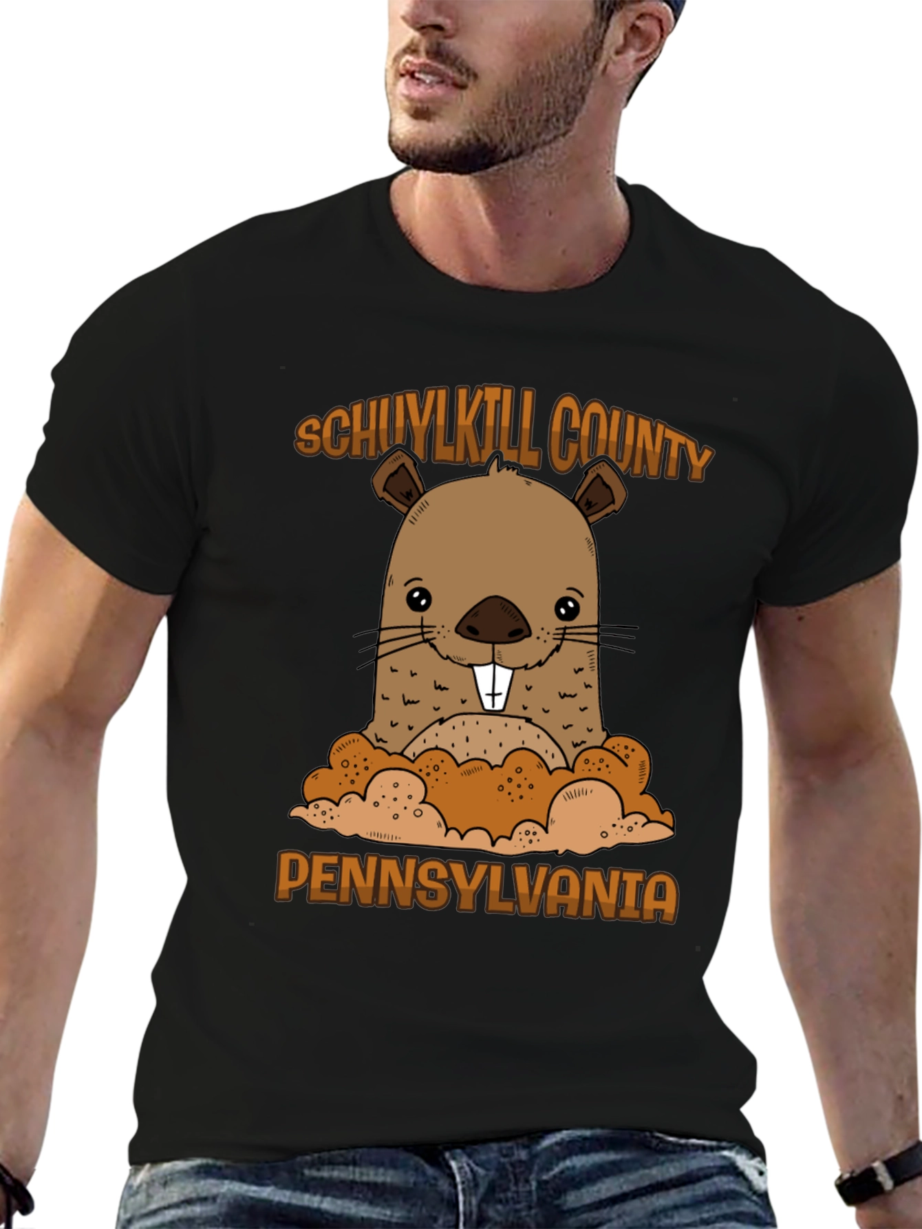 Schuylkill County Pennsylvania Groundhog T-Shirt