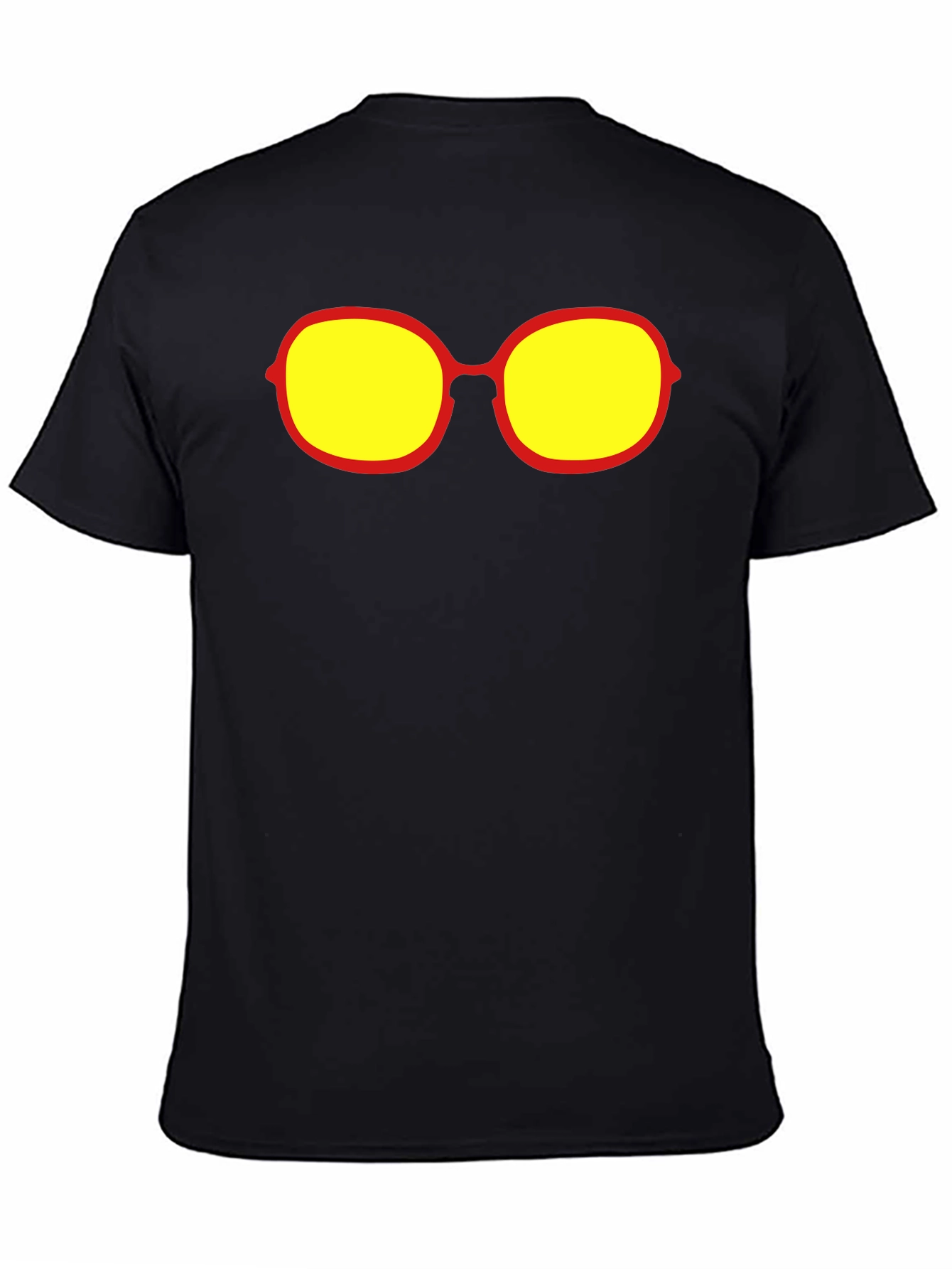 Retro Sunglasses Graphic Tee - Black