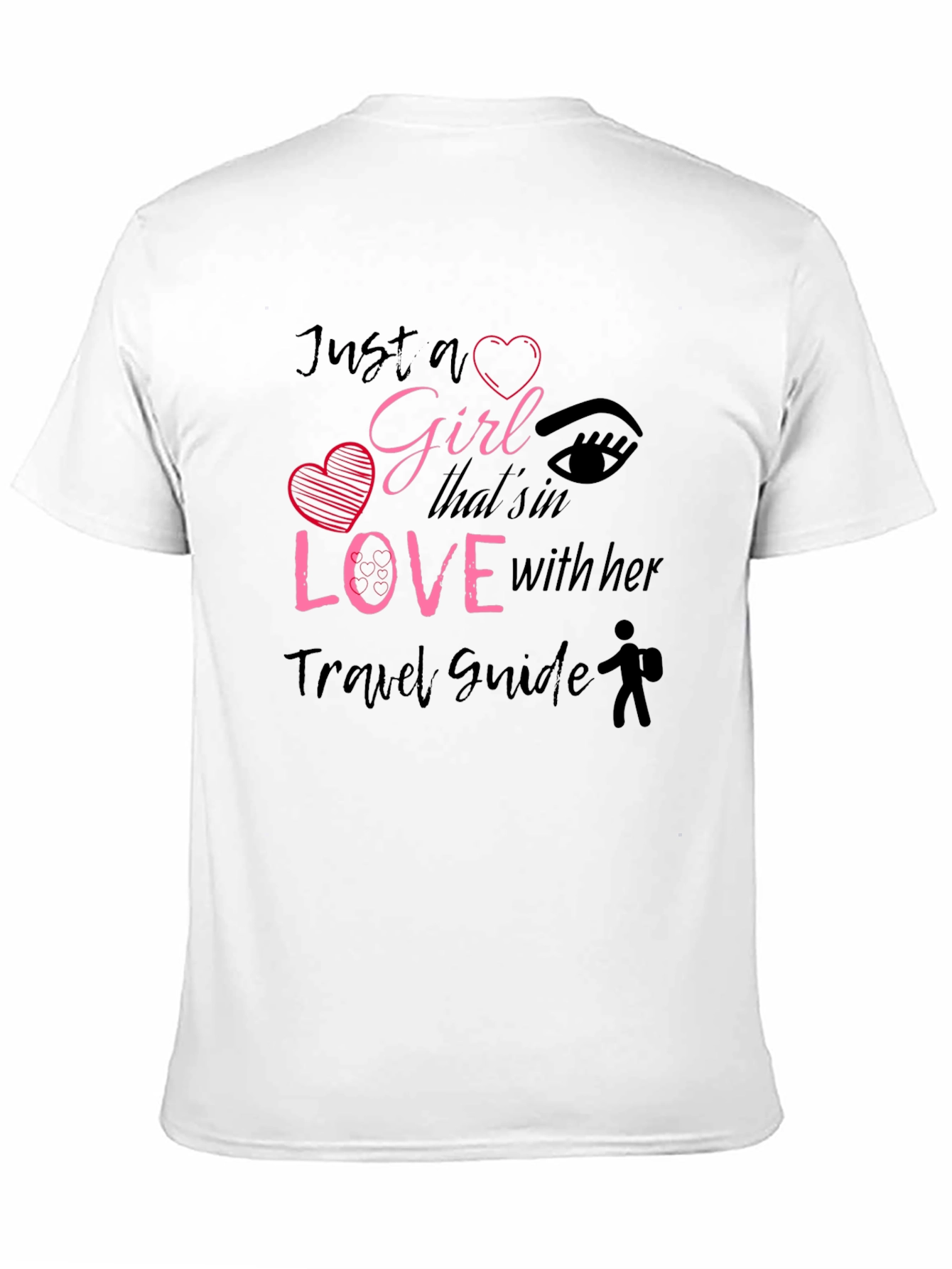 Just a Girl in Love With Travel Guide T-Shirt