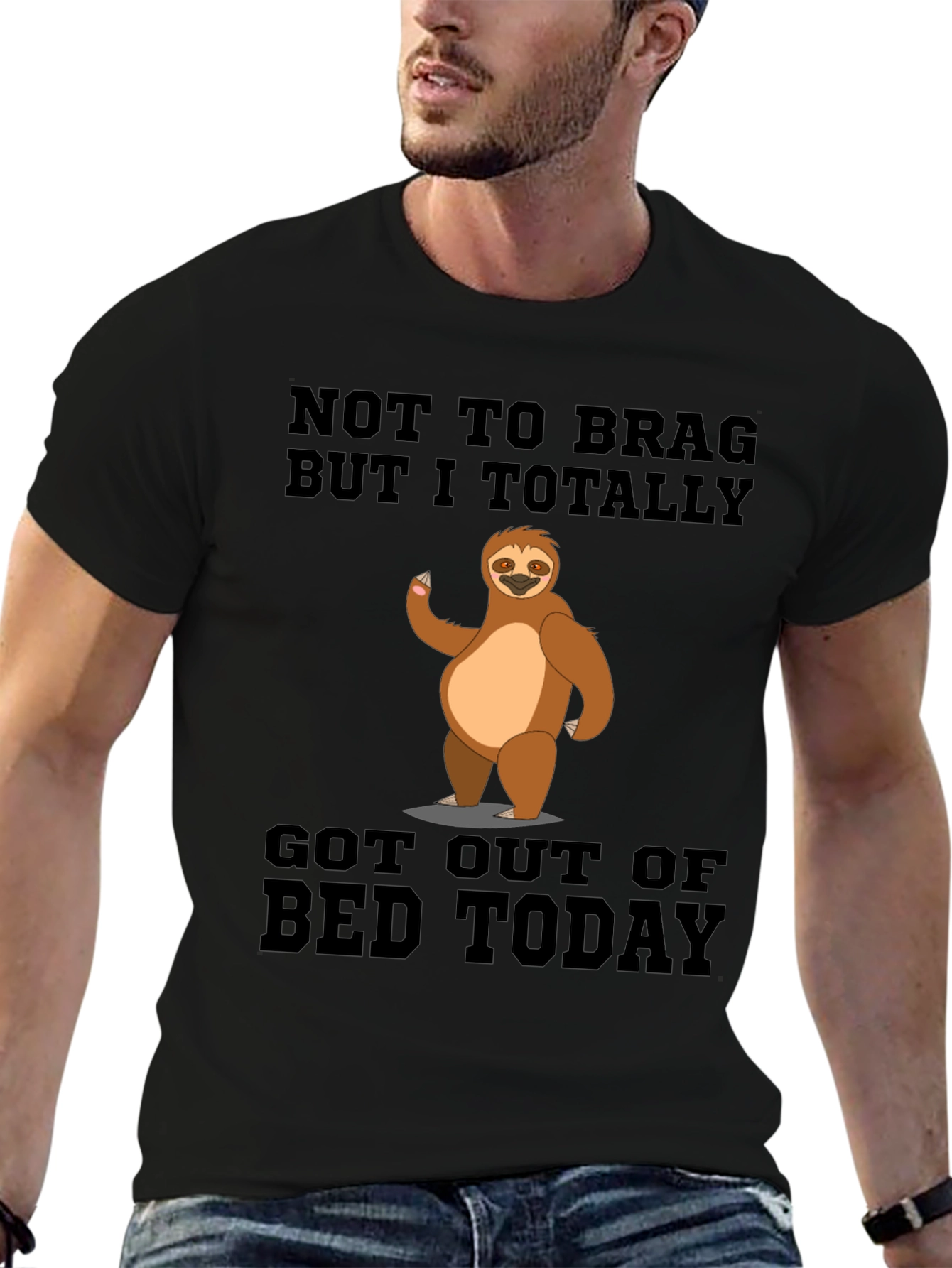 Funny Sloth Got Out Of Bed T-Shirt
