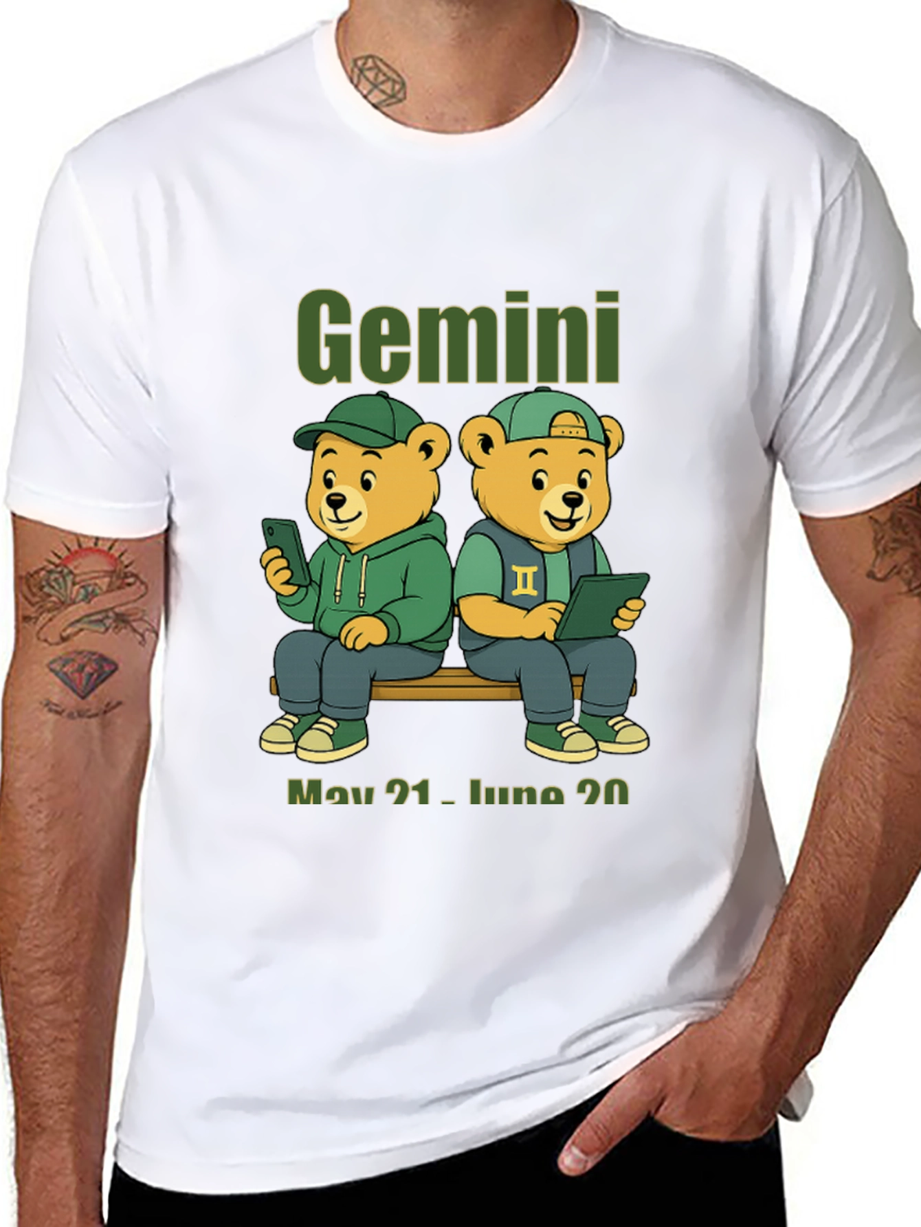 Gemini Zodiac Sign T-Shirt