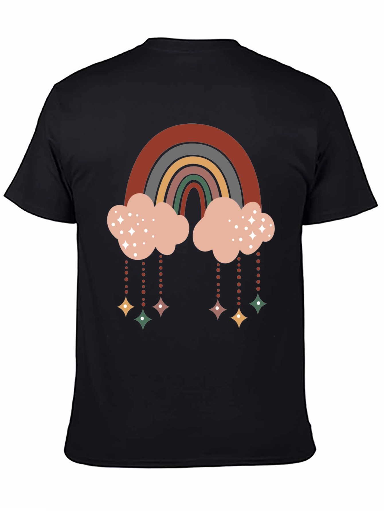 Retro Rainbow Cloud Tee