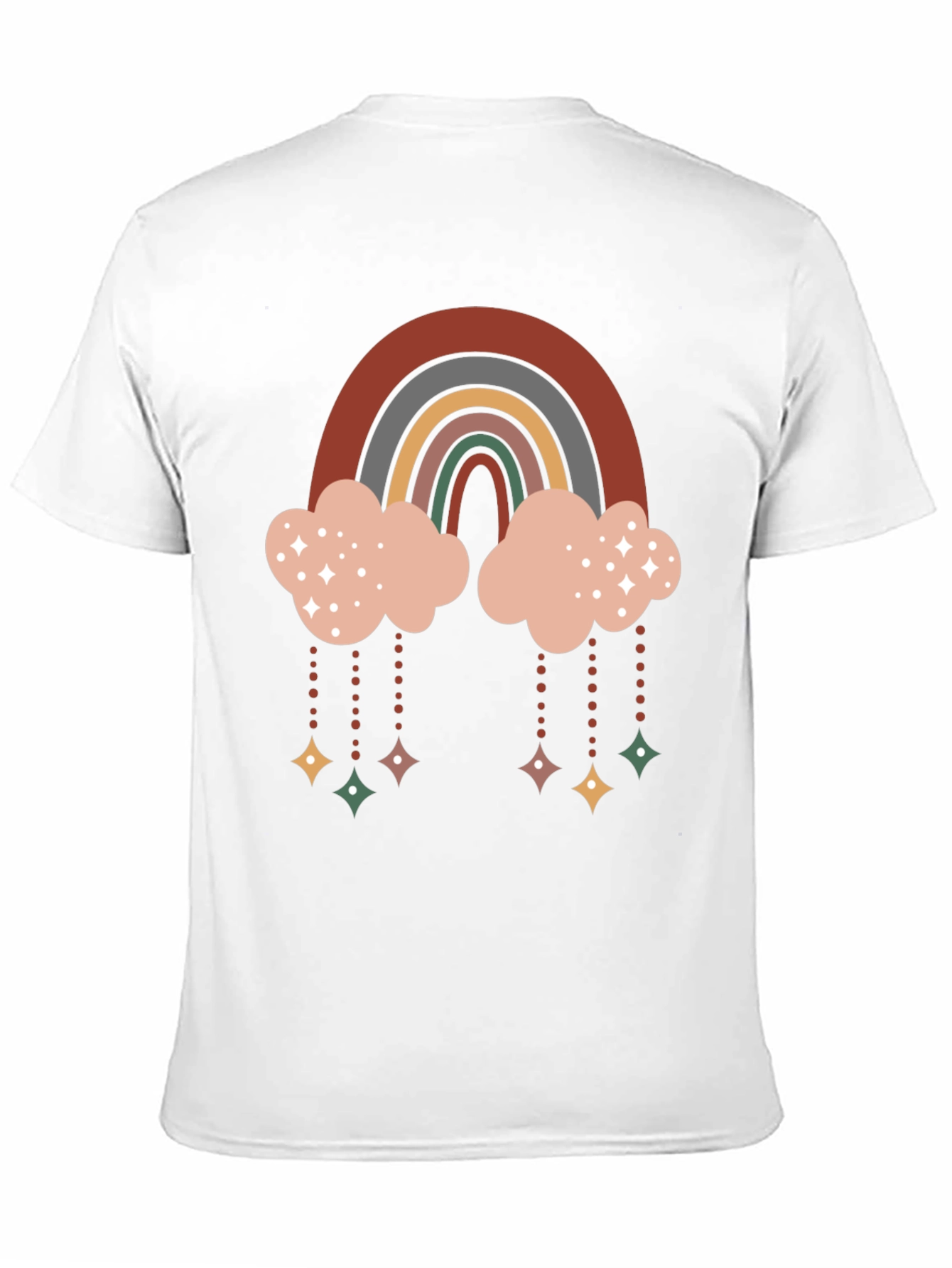 Retro Rainbow Cloud Tee