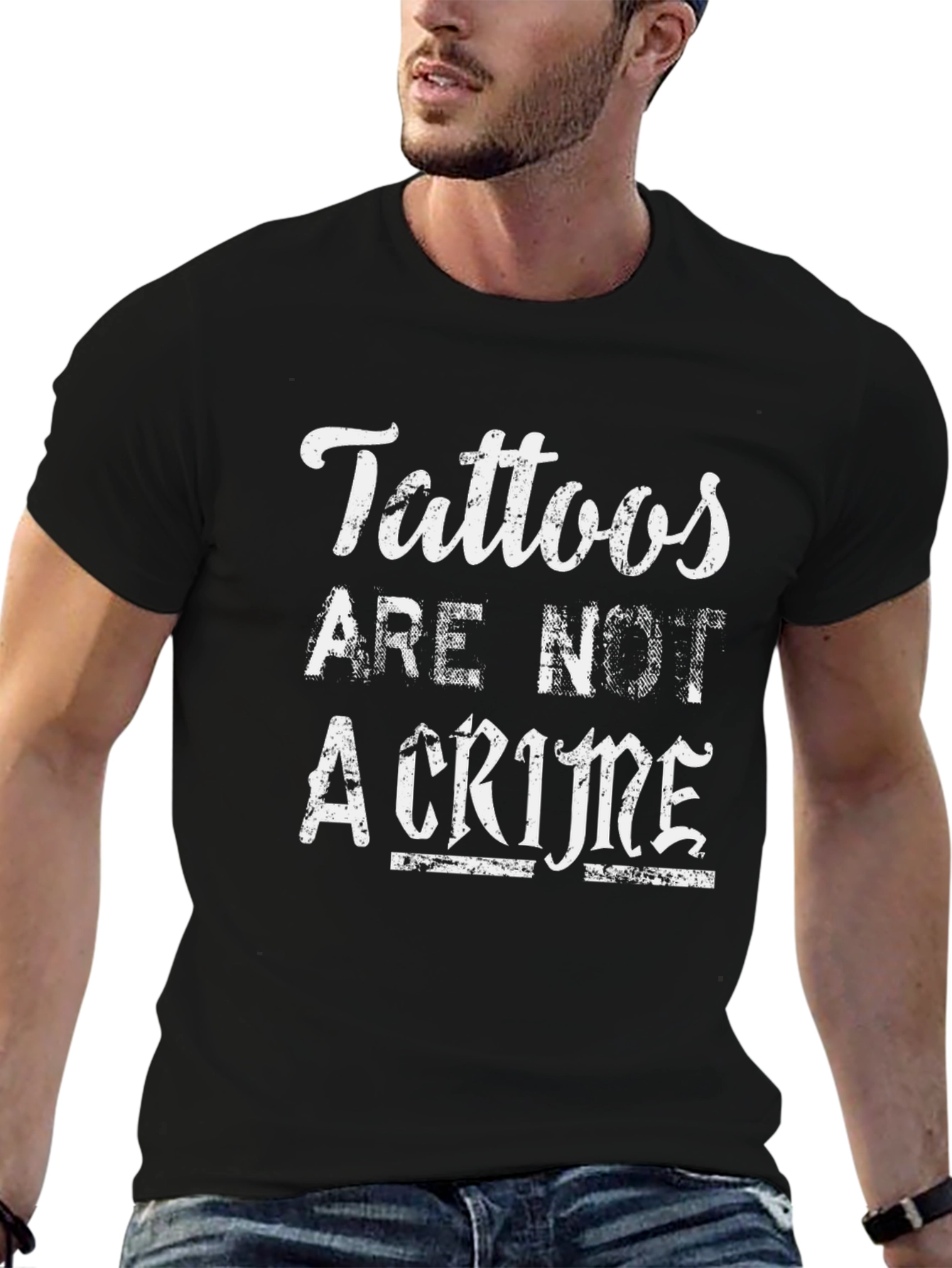 Tattoos Are Not a Crime Graphic T-Shirt