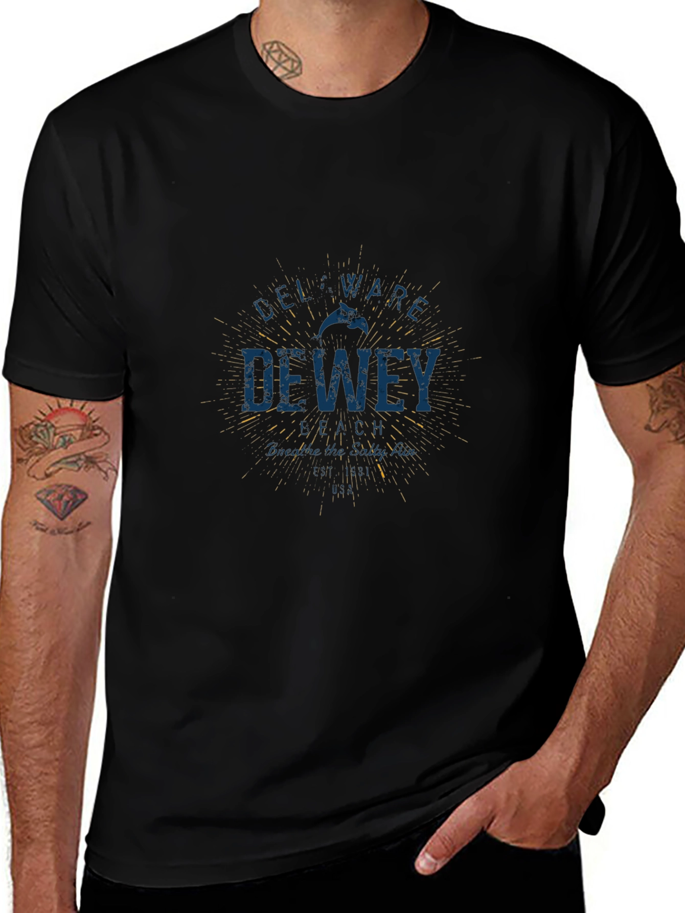 Delaware Dewey Beach Graphic T-Shirt